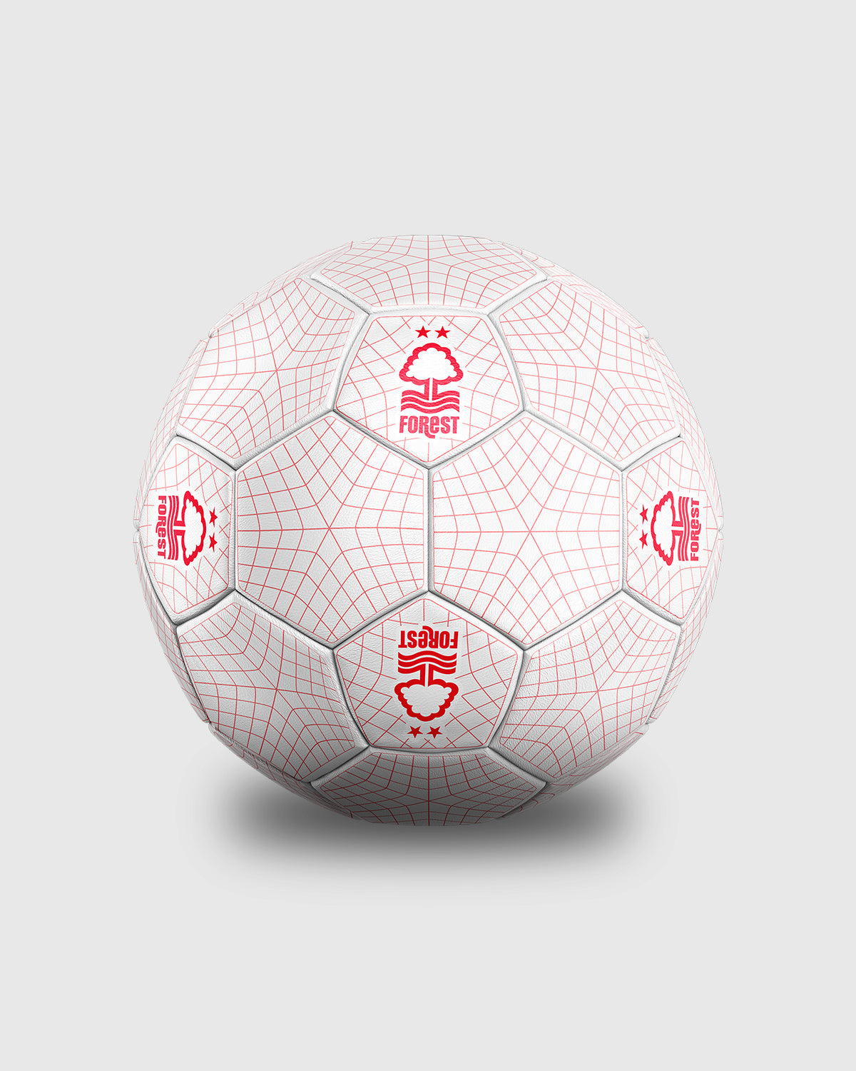NFFC White Signature Football - Size 5