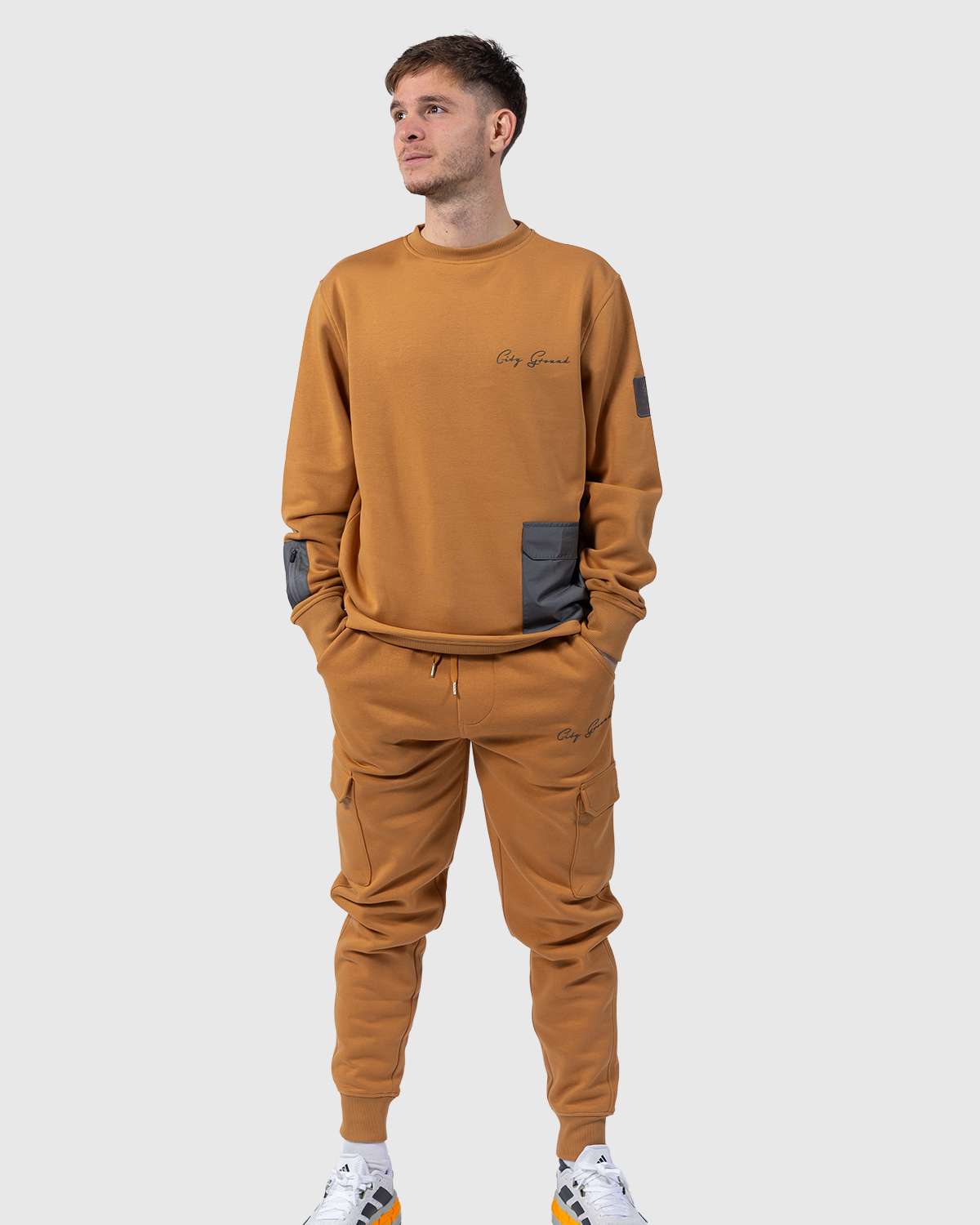 NFFC City Ground Brown Joggers