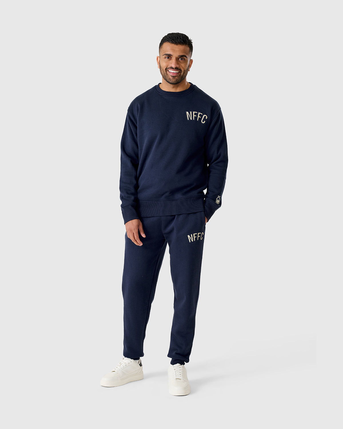 NFFC Navy Varsity Crew Neck Sweatshirt