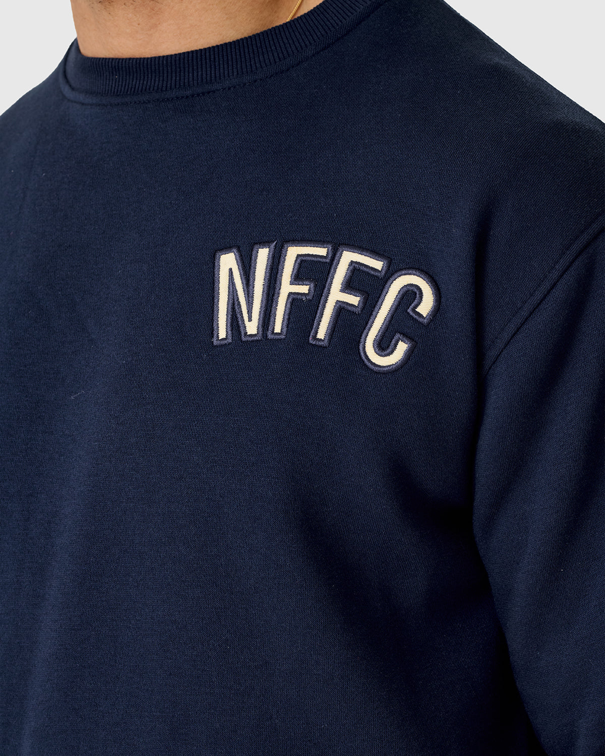 NFFC Navy Varsity Crew Neck Sweatshirt