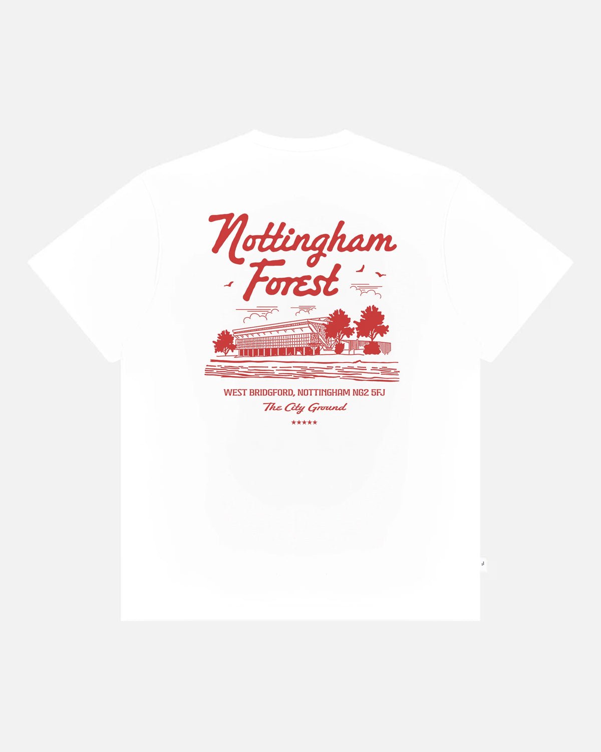 Art of NFFC White Motel T-Shirt - Nottingham Forest FC
