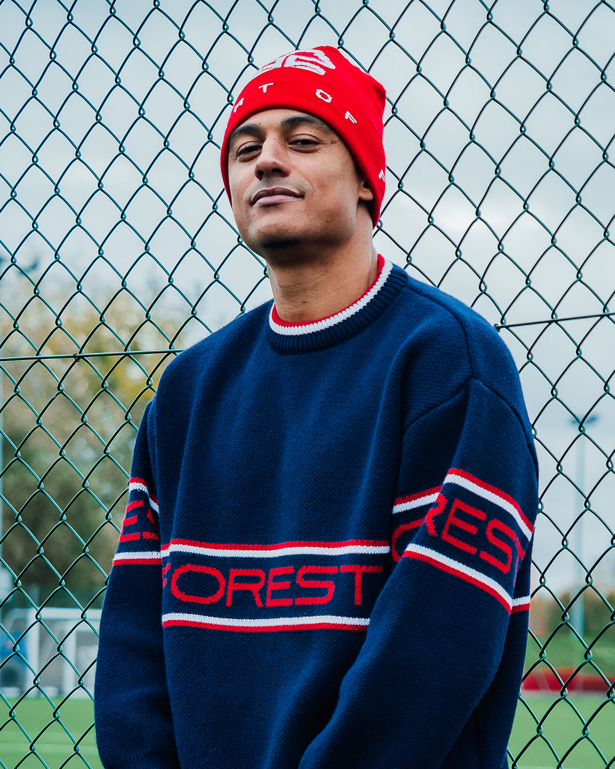 Art of NFFC Red Heritage Beanie