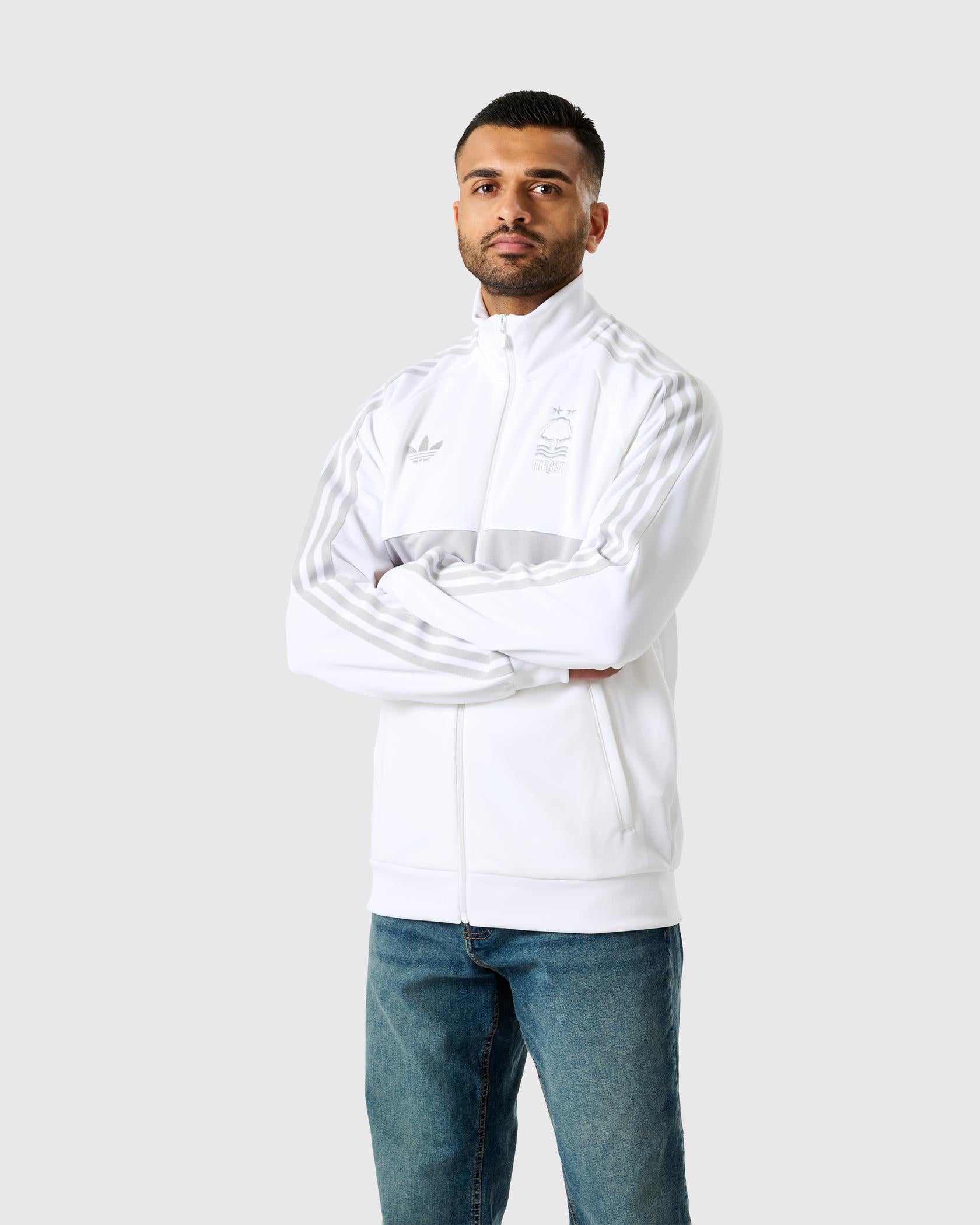 NFFC 26/27 adidas Originals White Walk Out Jacket
