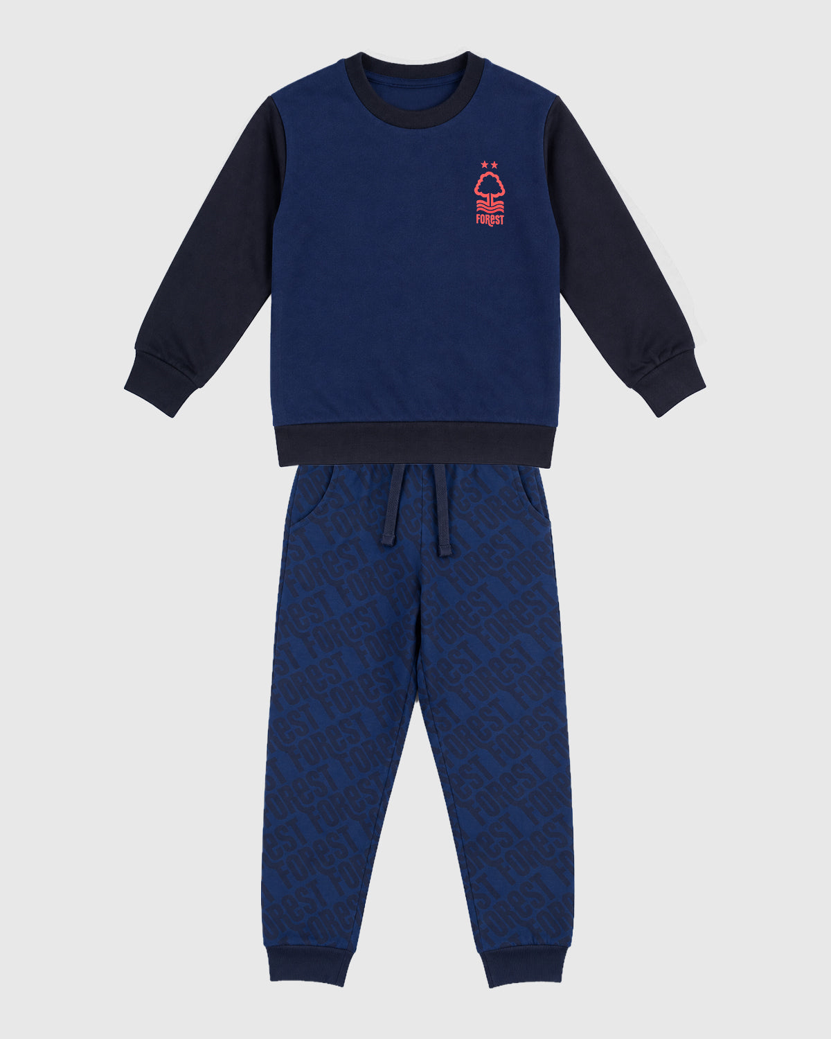 NFFC Junior Navy Repeat Print Pyjama Set