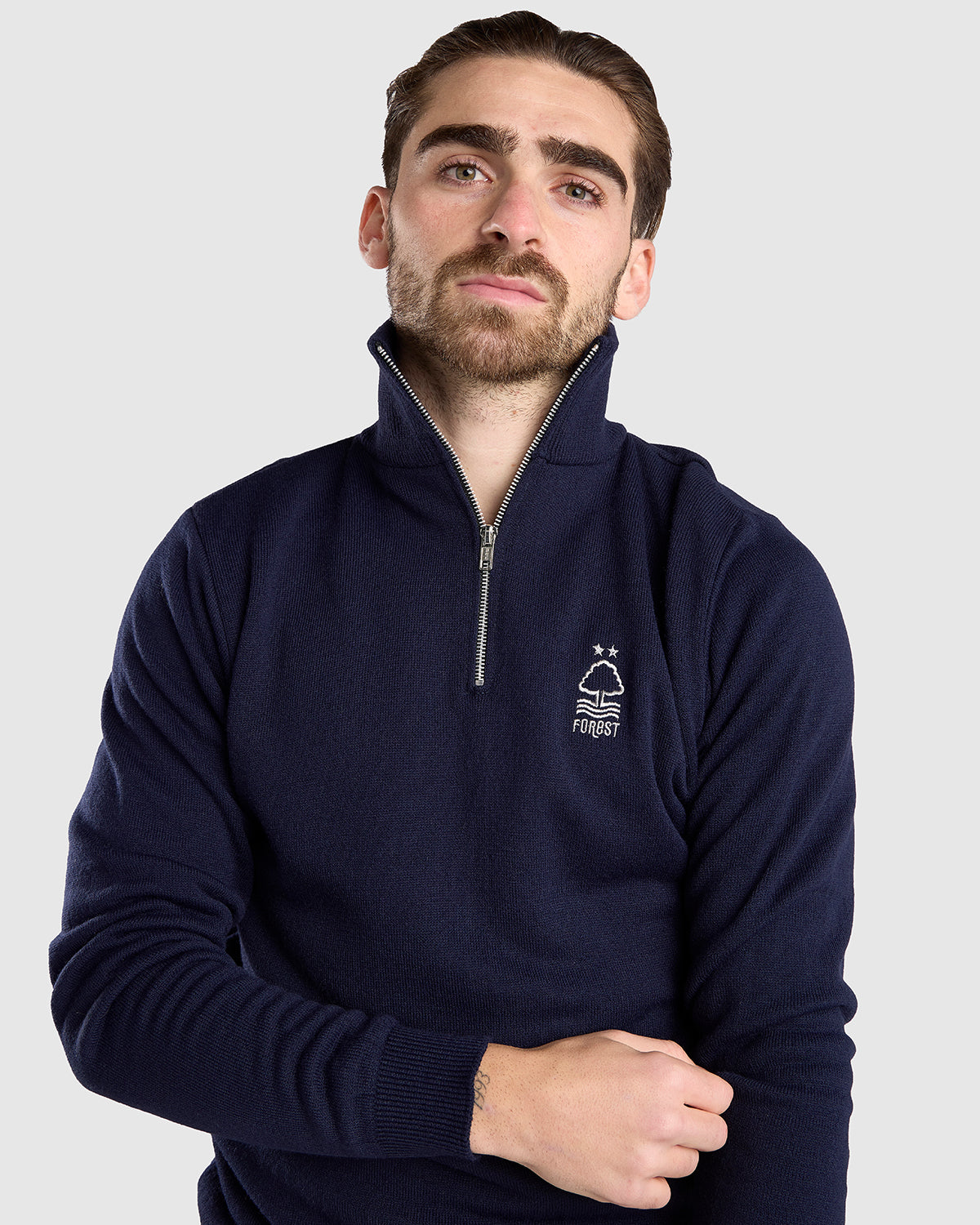 NFFC Navy Essential Knit 1/4 Zip