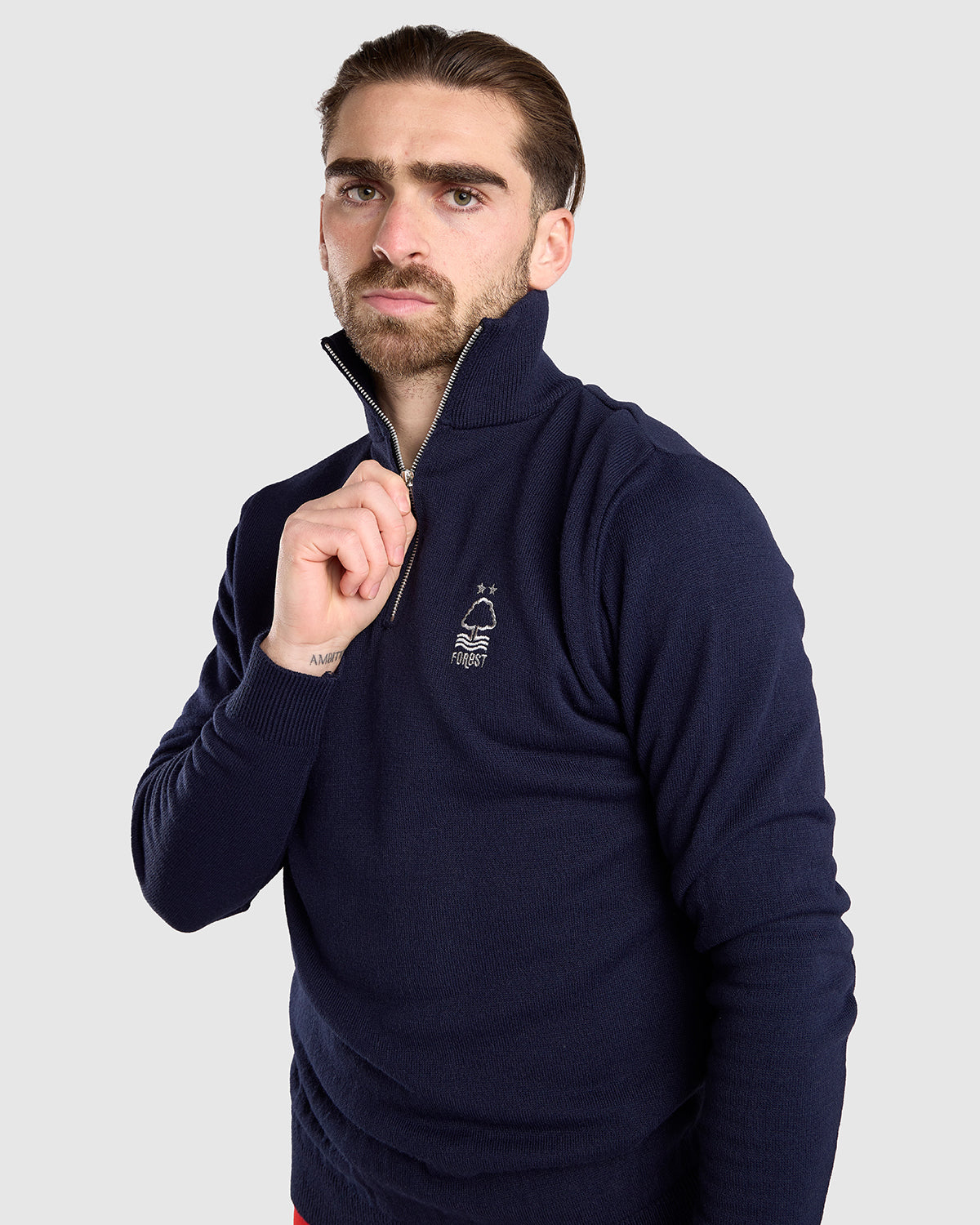 NFFC Navy Essential Knit 1/4 Zip