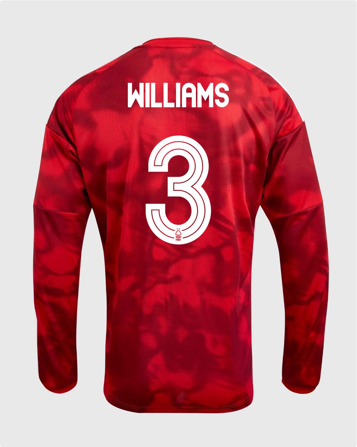 NFFC 26/27 Long Sleeve Home Shirt with Williams 3 NFFC Printing