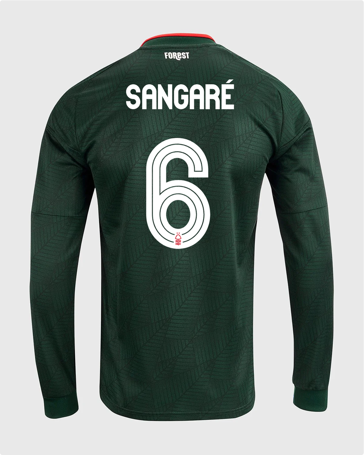 NFFC 26/27 Long Sleeve Away Shirt with Sangaré 6 NFFC Printing