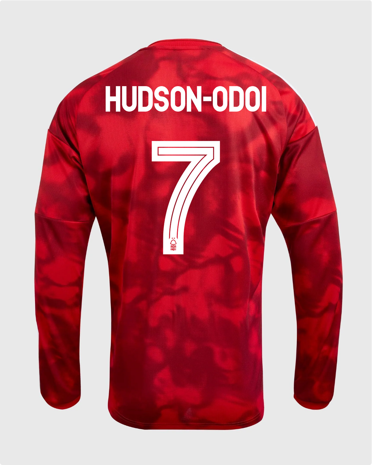 NFFC 26/27 Long Sleeve Home Shirt with Hudson-Odoi 7 NFFC Printing