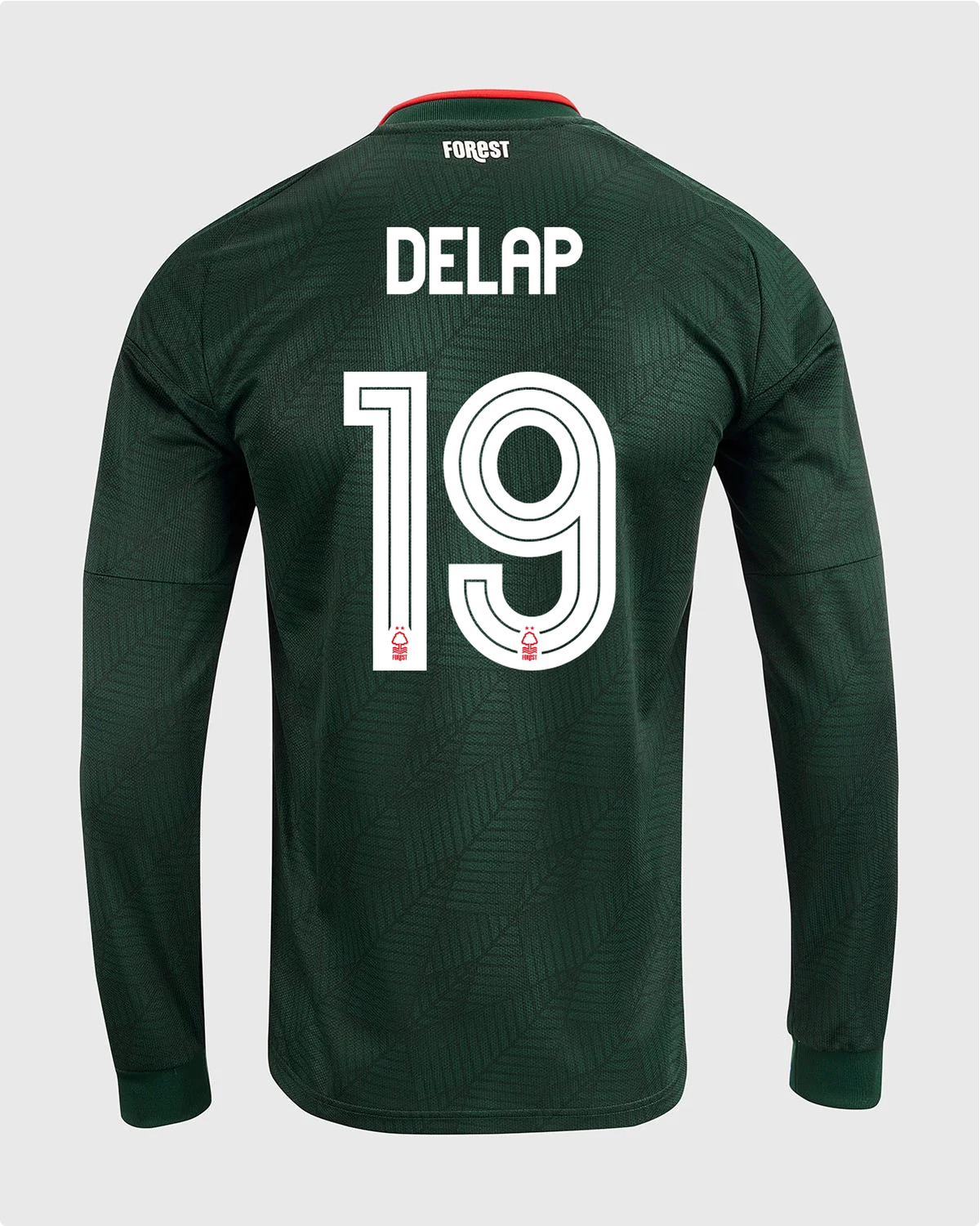 NFFC 26/27 Long Sleeve Away Shirt with Delap 19 NFFC Printing