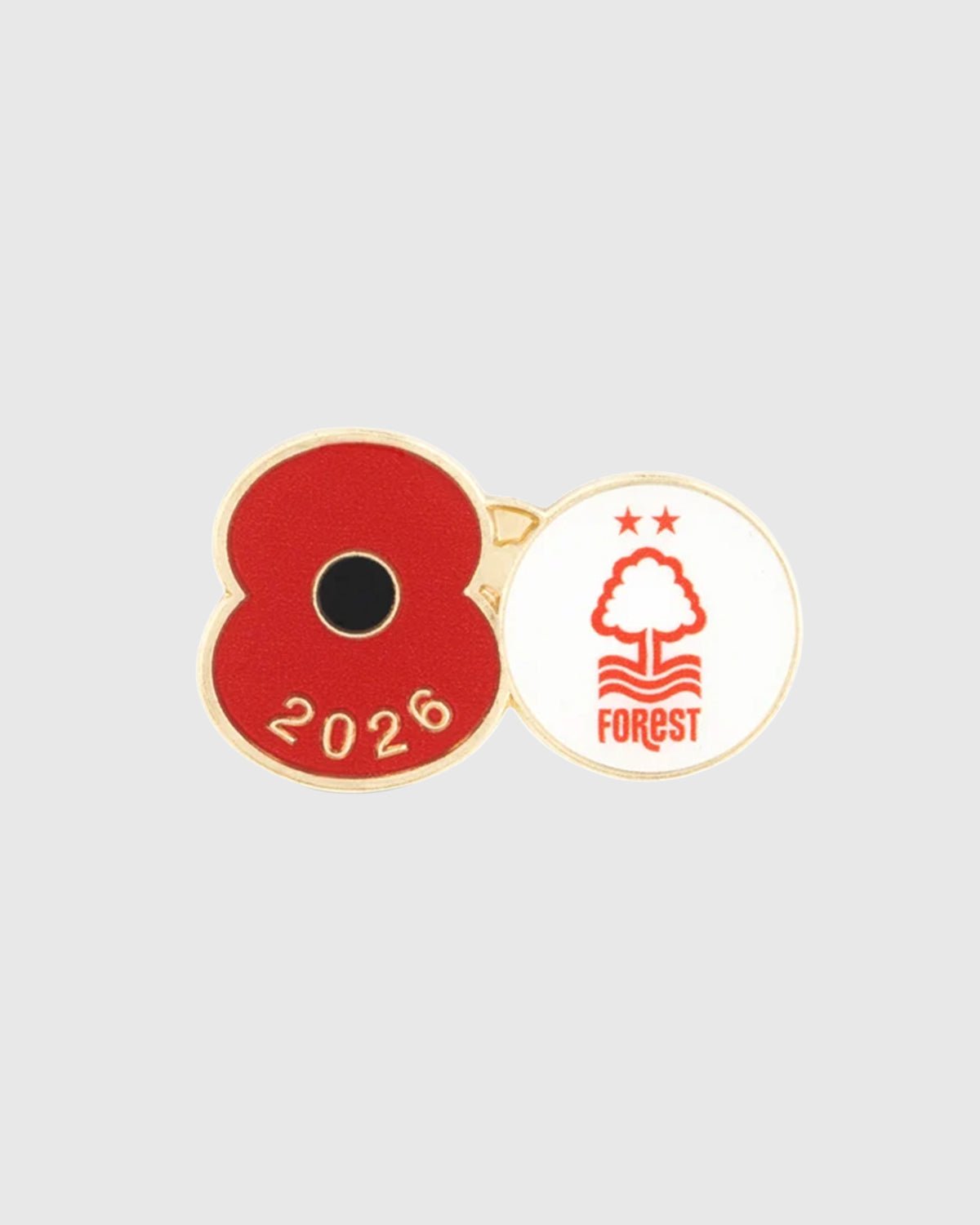 NFFC 2026 Poppy Pin Badge - Nottingham Forest FC