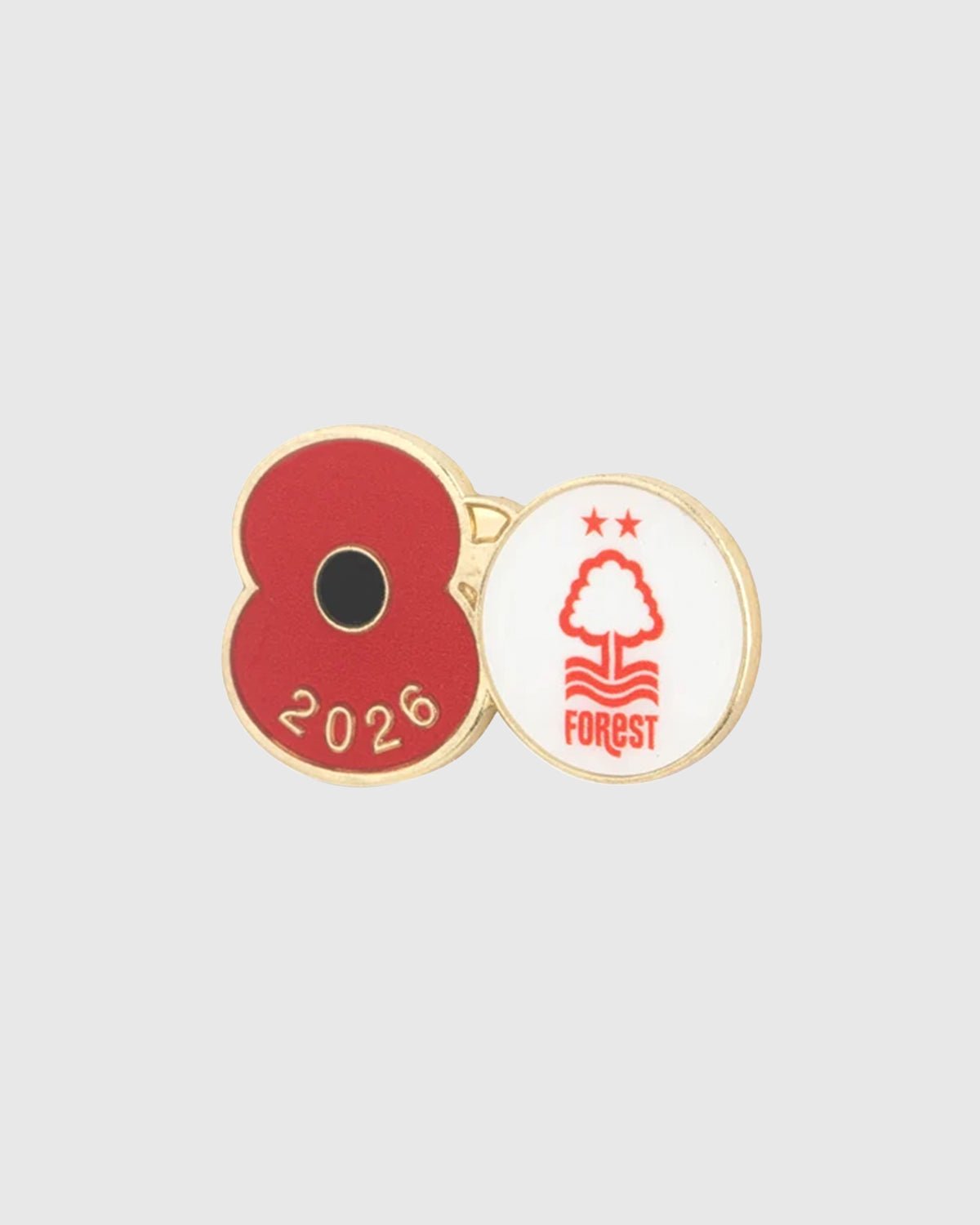 NFFC 2026 Poppy Pin Badge - Nottingham Forest FC