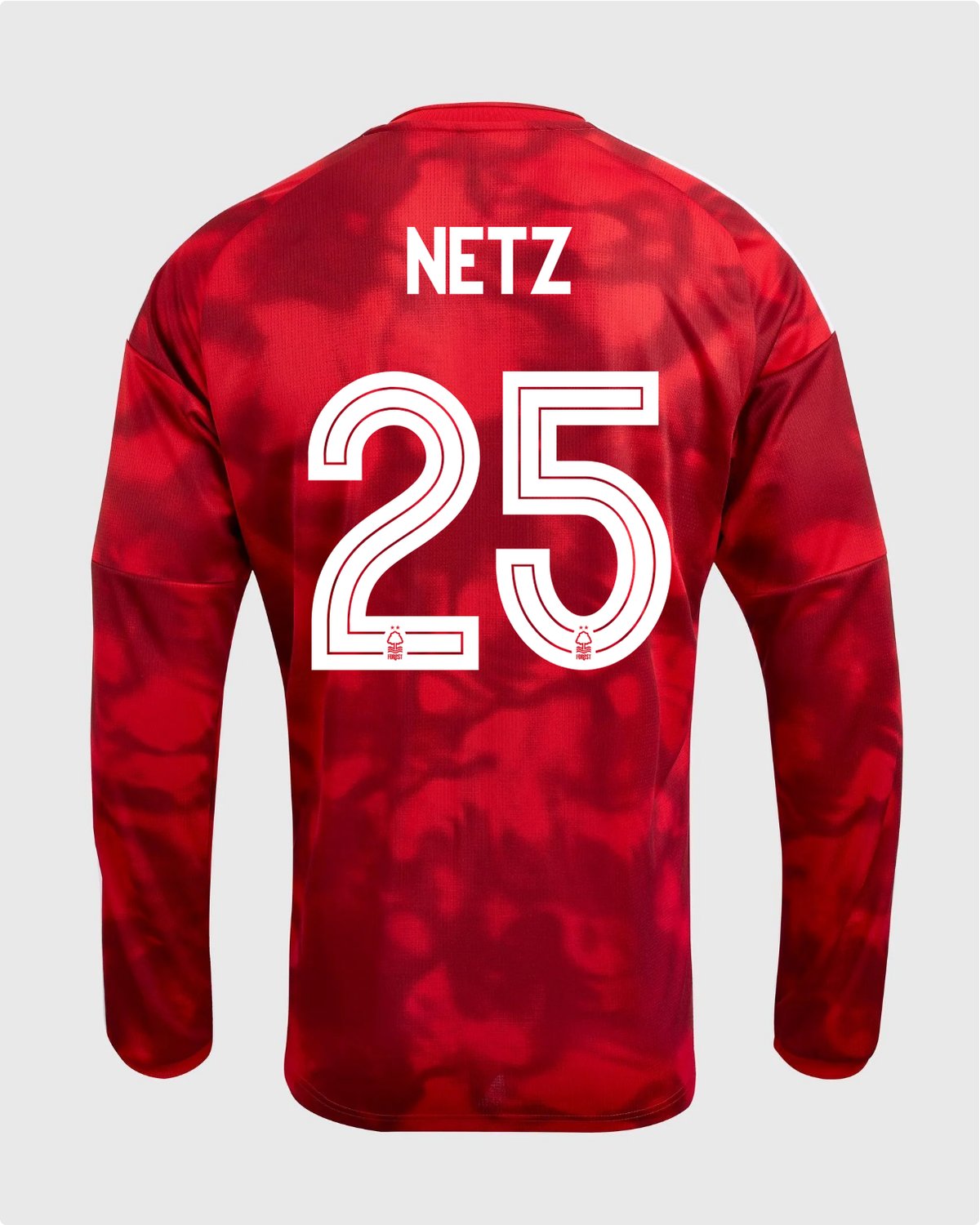 NFFC 26/27 Long Sleeve Home Shirt with Netz 25 NFFC Printing