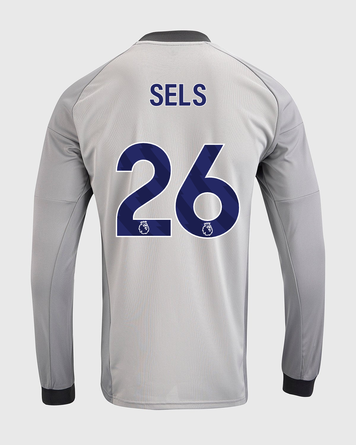 NFFC 26/27 Grey Long Sleeve Goalkeeper Shirt with Sels 26 Premier League Printing