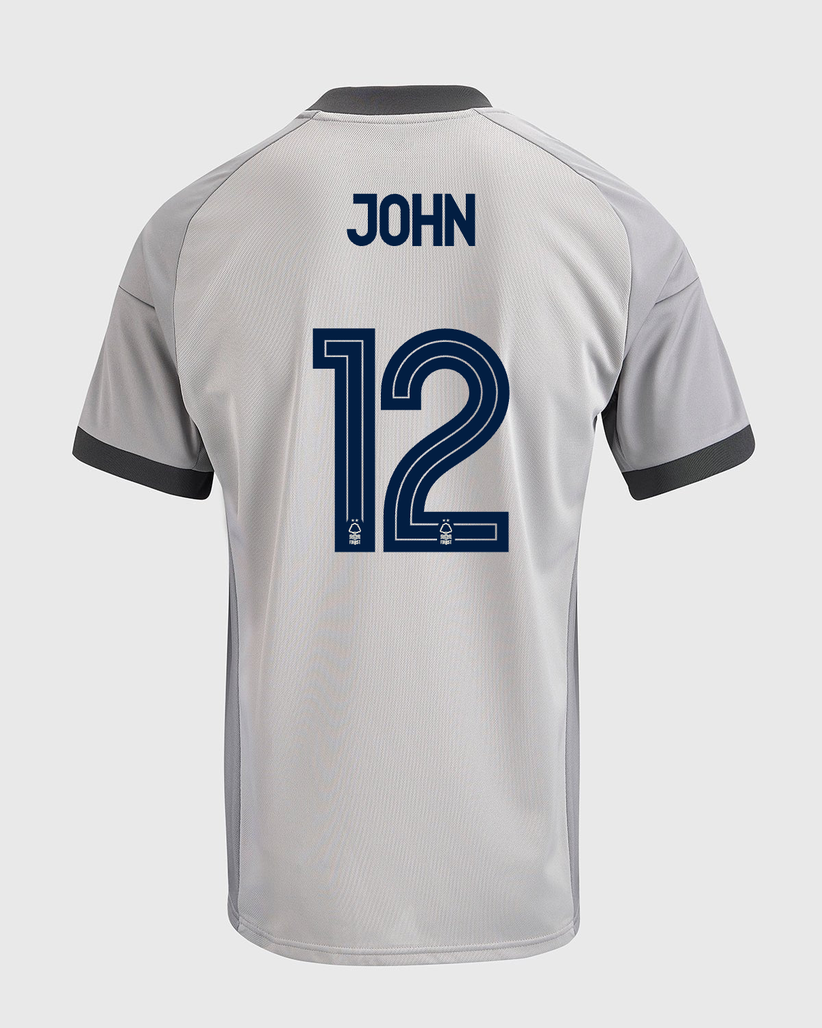 NFFC 26/27 Grey Short Sleeve Goalkeeper Shirt with John 12 NFFC Printing