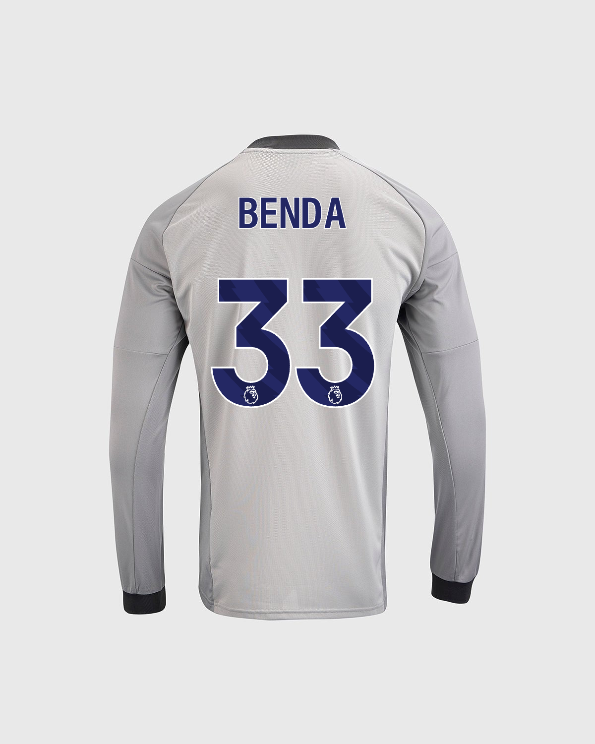 NFFC 26/27 Junior Grey Goalkeeper Shirt with Benda 33 Premier League Printing