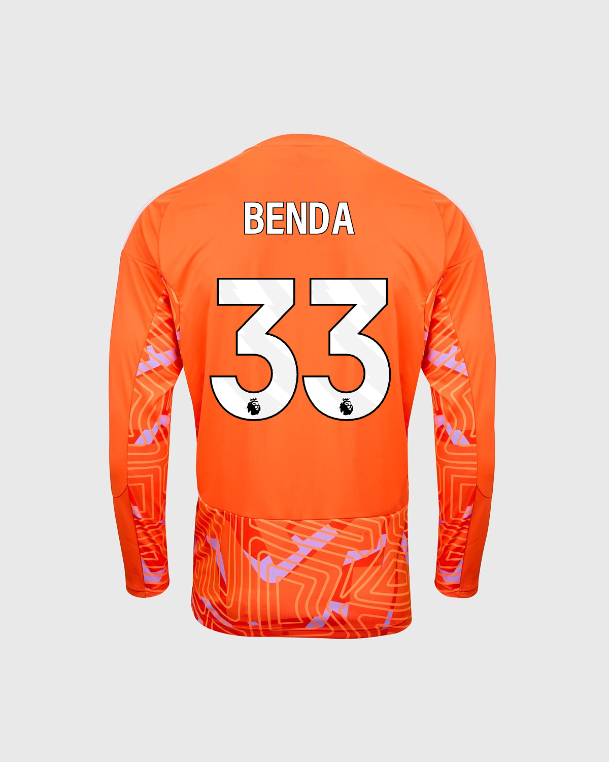 NFFC 26/27 Junior Orange Goalkeeper Shirt with Benda 33 Premier League Printing
