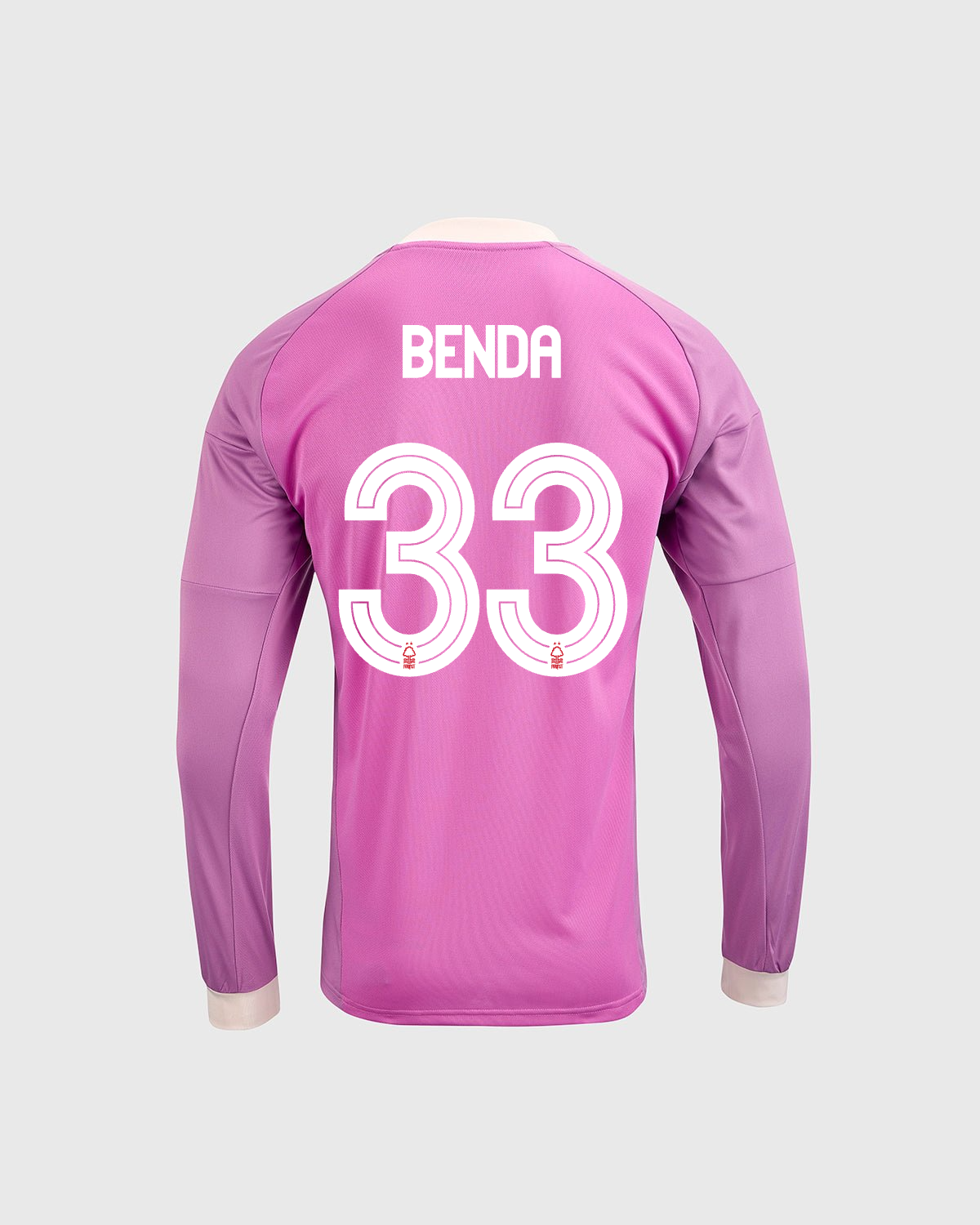 NFFC 26/27 Junior Pink Goalkeeper Shirt with Benda 33 NFFC Printing