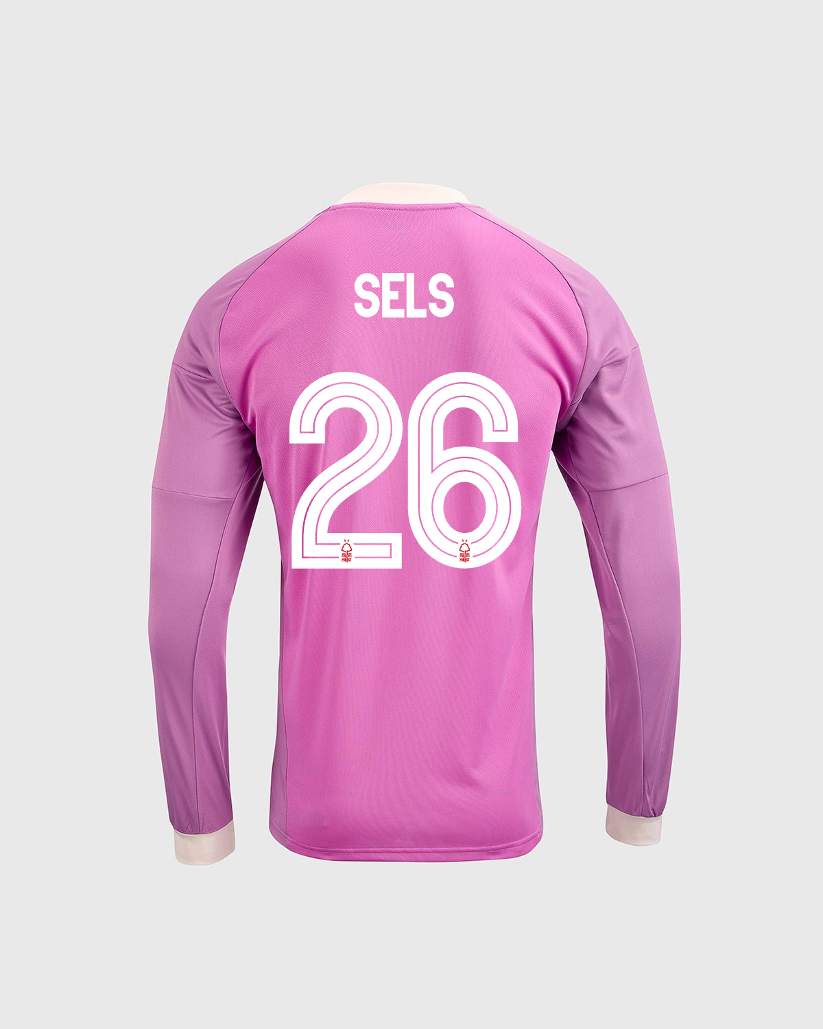 NFFC 26/27 Junior Pink Goalkeeper Shirt with Sels 26 NFFC Printing