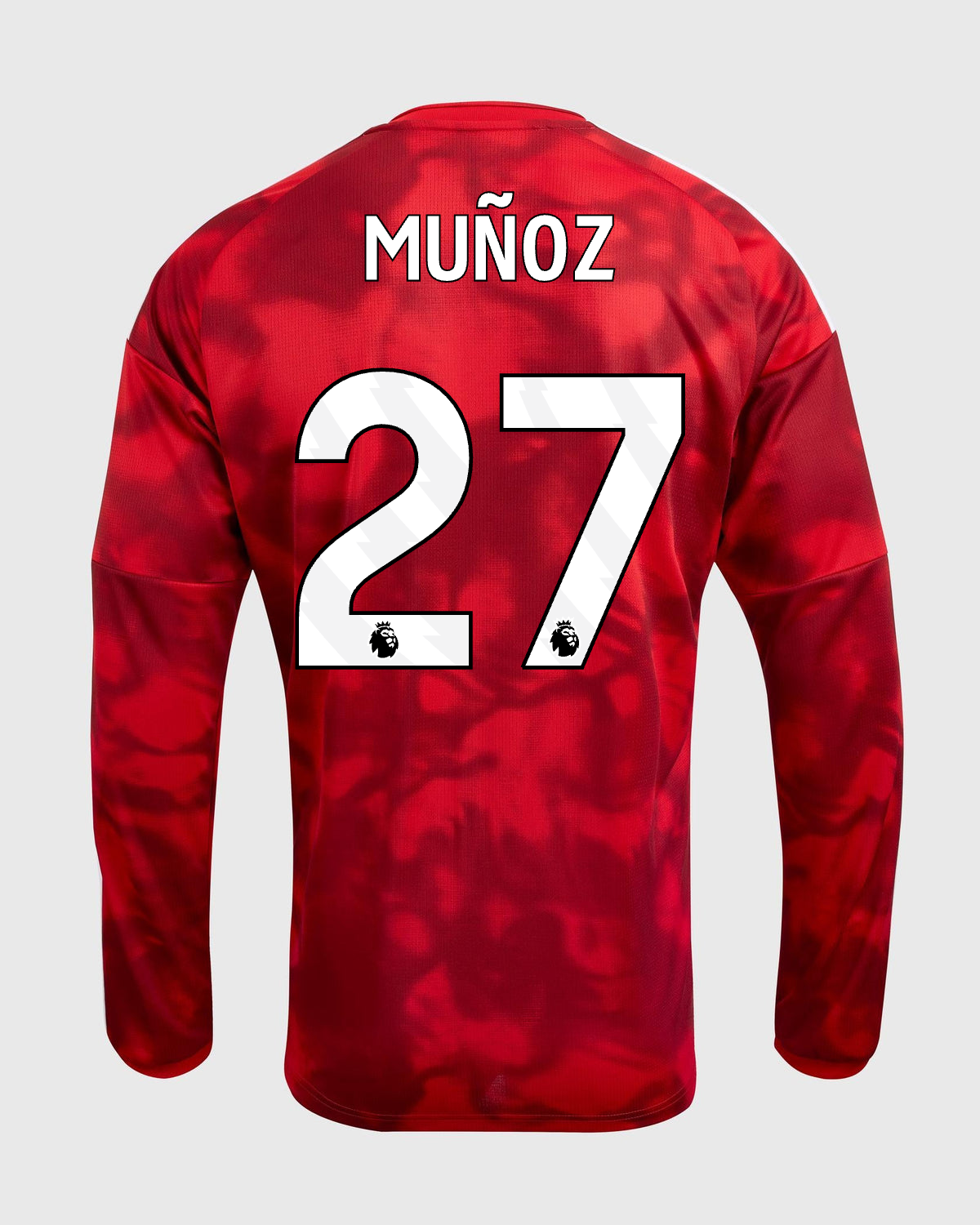 NFFC 26/27 Long Sleeve Home Shirt with Muñoz 27 Premier League Printing