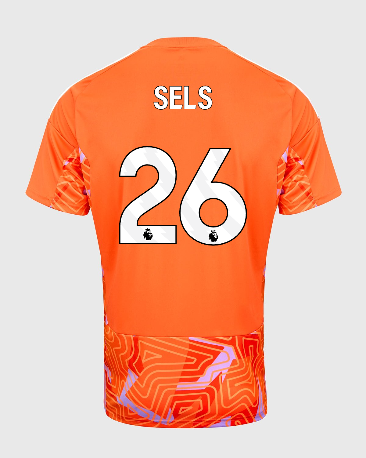 NFFC 26/27 Orange Short Sleeve Goalkeeper Shirt with Sels 26 Premier League Printing