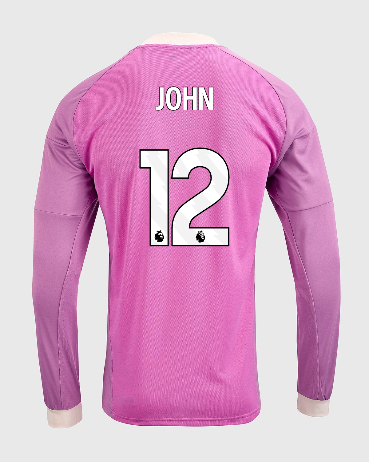 NFFC 26/27 Pink Long Sleeve Goalkeeper Shirt with John 12 Premier League Printing