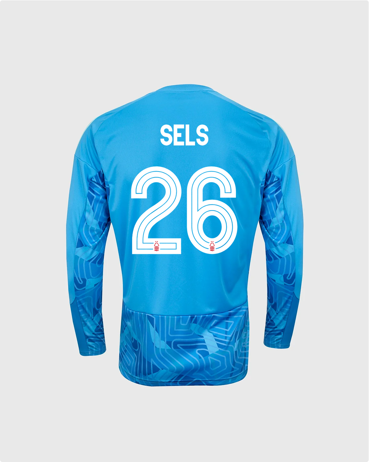 NFFC 26/27 Junior Blue Goalkeeper Shirt with Sels 26 NFFC Printing