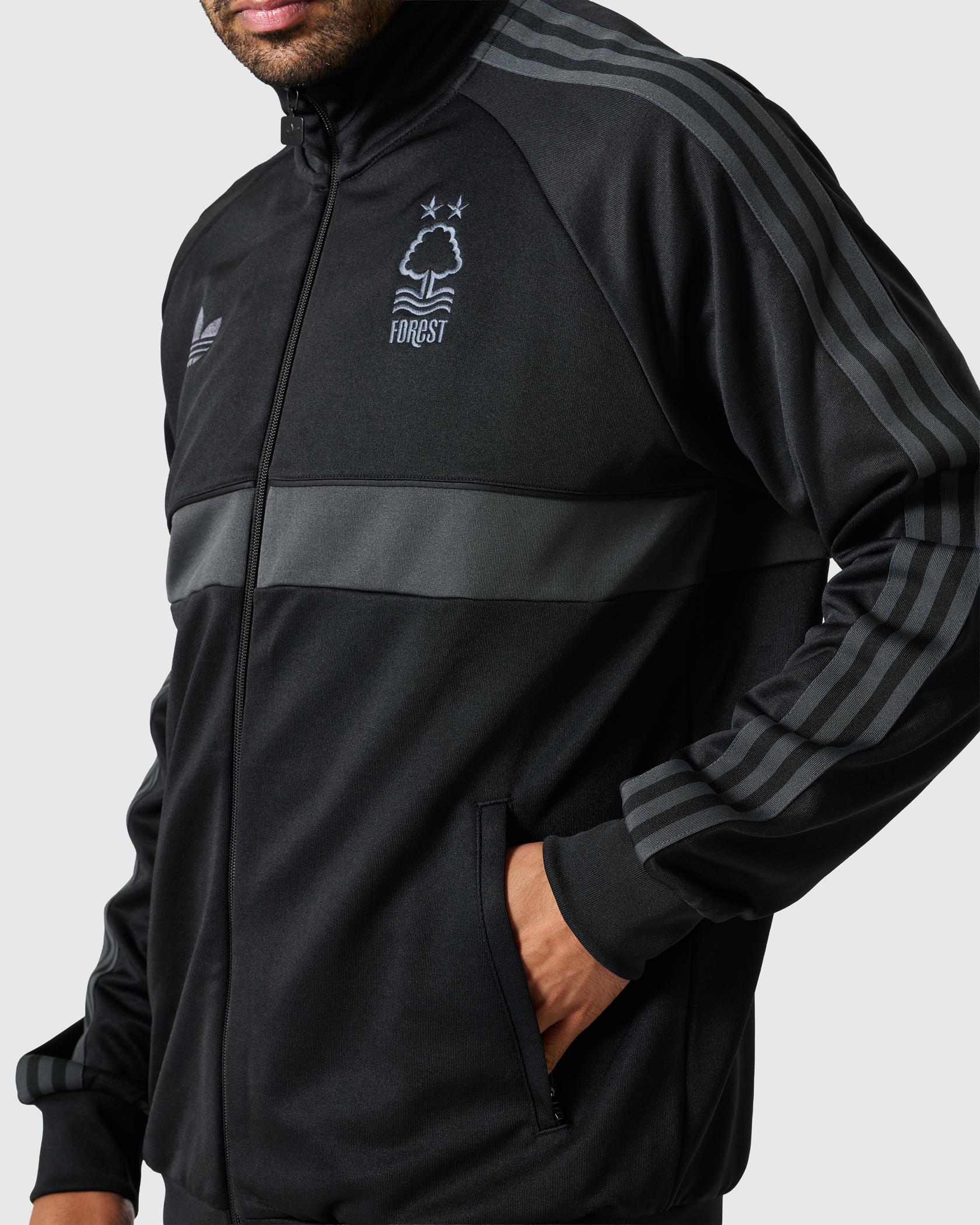 NFFC 26/27 adidas Originals Black Track Top - Nottingham Forest FC