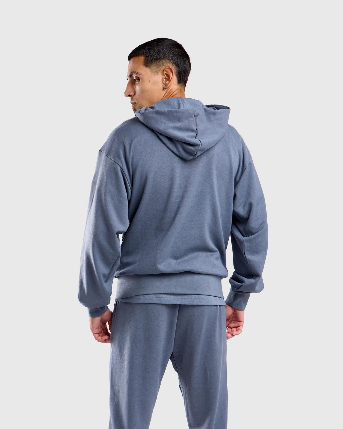 NFFC 26/27 Grey Coaches Leisure Full Zip Hoodie - Nottingham Forest FC