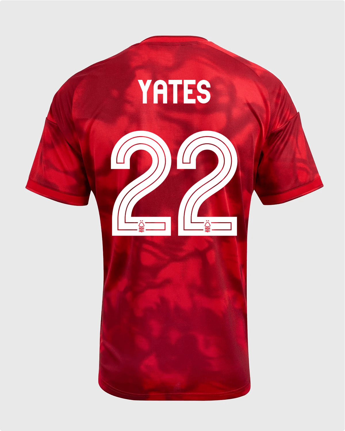 NFFC 26/27 Home Shirt with Yates 22 NFFC Printing - Nottingham Forest FC