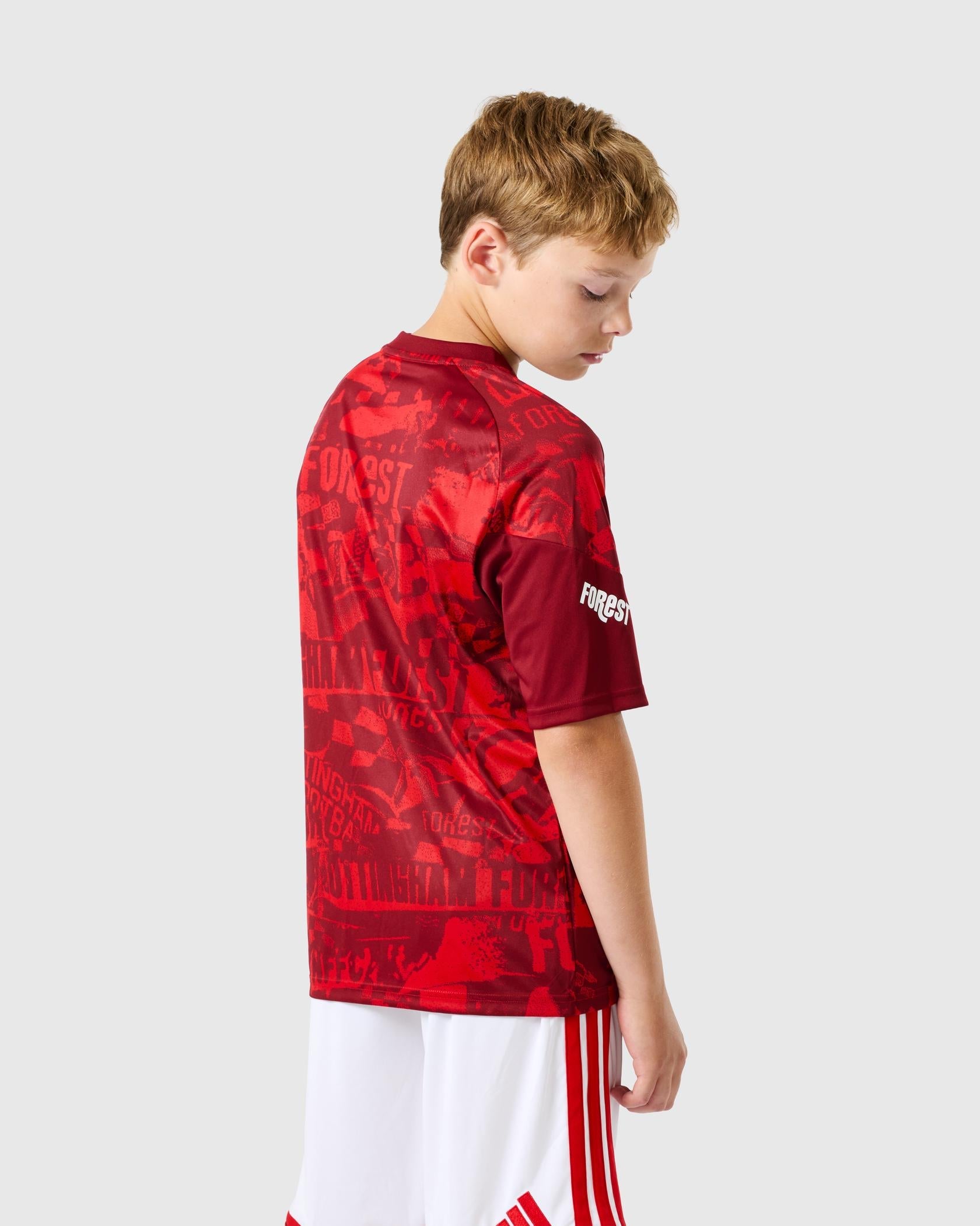 NFFC 26/27 Junior Red Pre-Match Jersey - Nottingham Forest FC