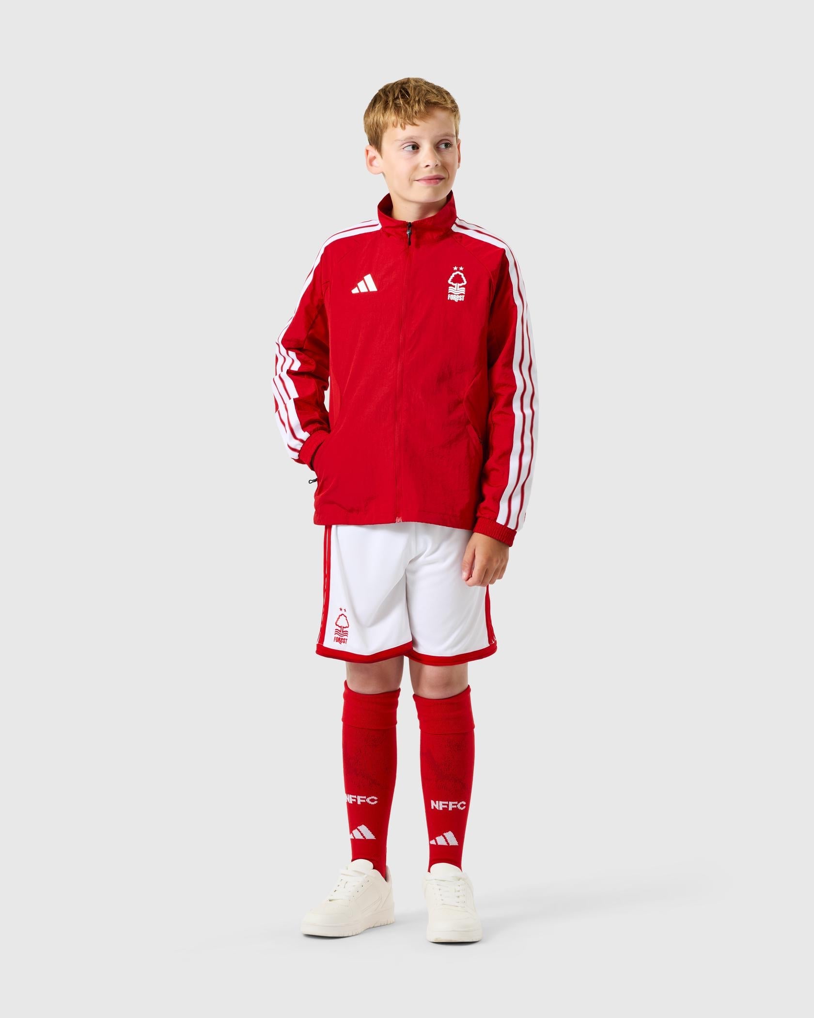 NFFC 26/27 Junior Red Walk Out Jacket - Nottingham Forest FC