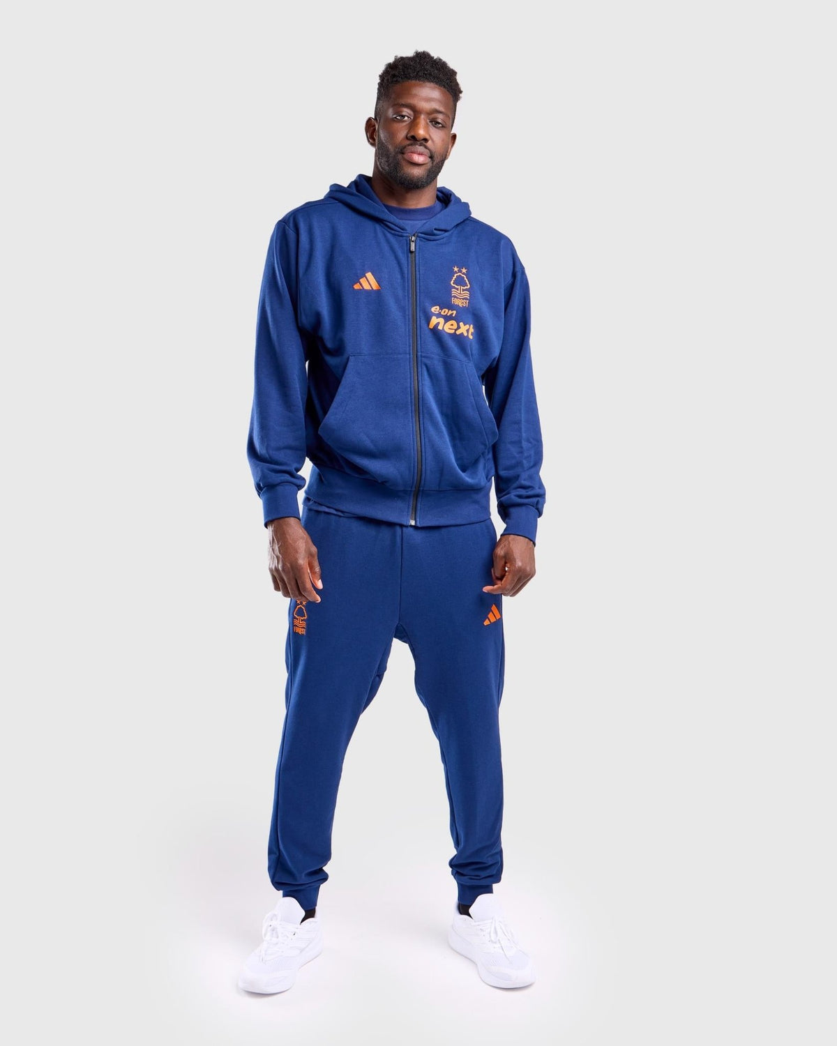 NFFC 26/27 Navy Player Leisure Full Zip Hoodie - Nottingham Forest FC
