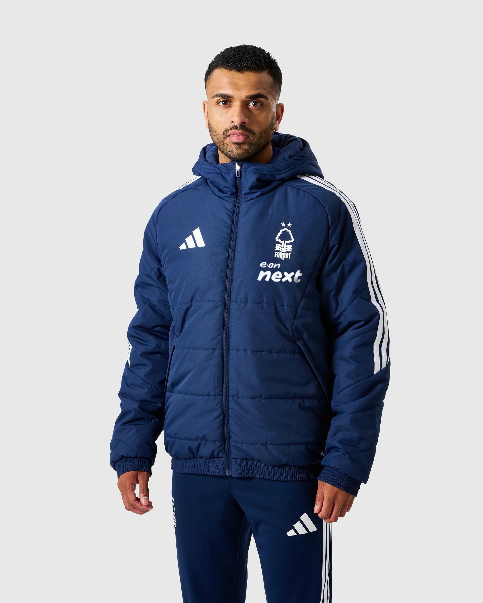 NFFC 26/27 Navy Training Winter Jacket - Nottingham Forest FC