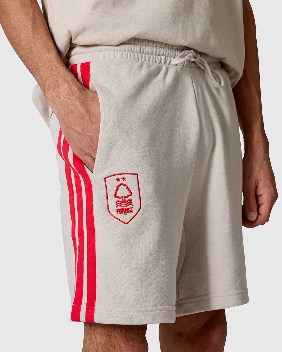 NFFC adidas Alumina 3-Stripe Shorts - Nottingham Forest FC