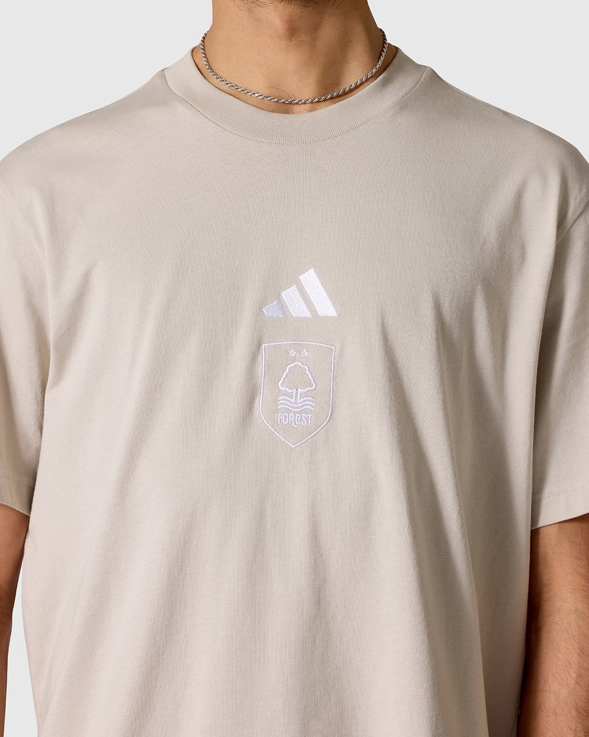 NFFC adidas Alumina Small Logo T-Shirt - Nottingham Forest FC