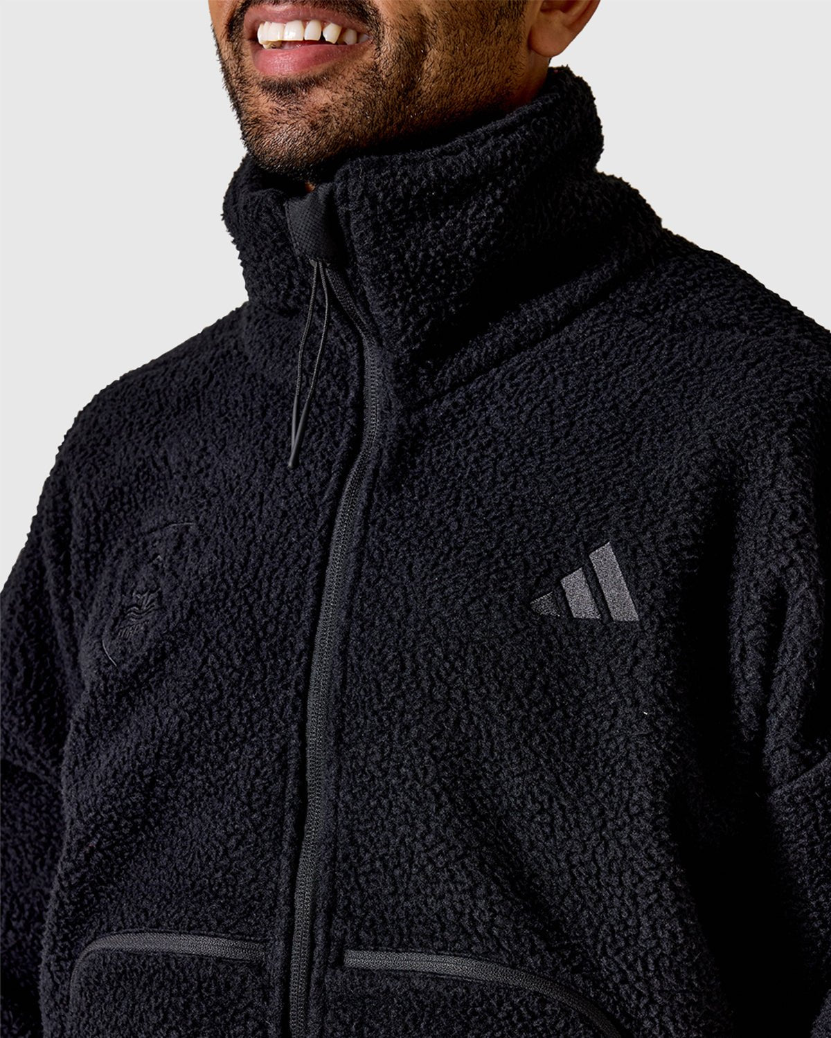 NFFC adidas City Tech Black Full Zip Fleece - Nottingham Forest FC