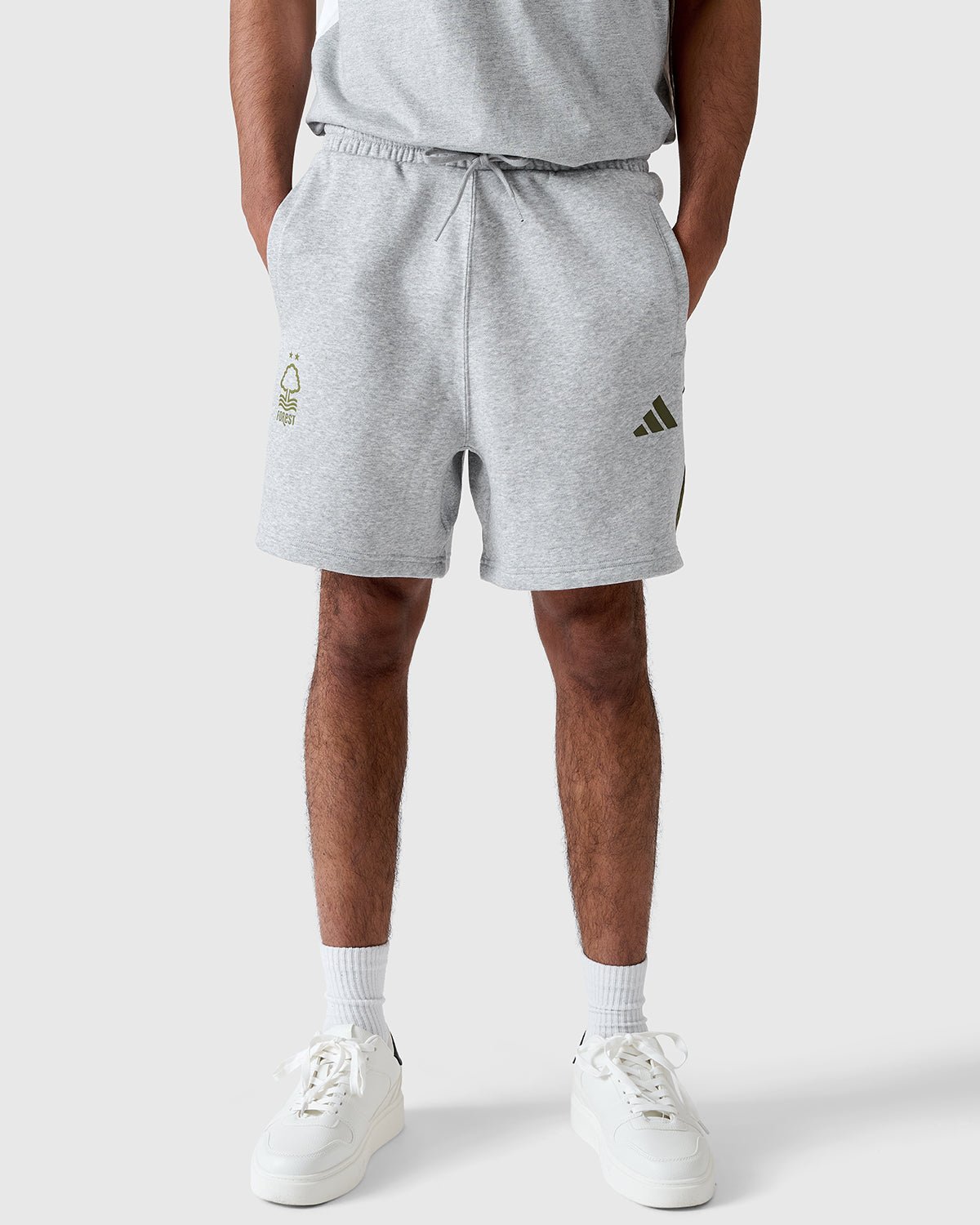 NFFC Adidas Colour Block Shorts - Nottingham Forest FC