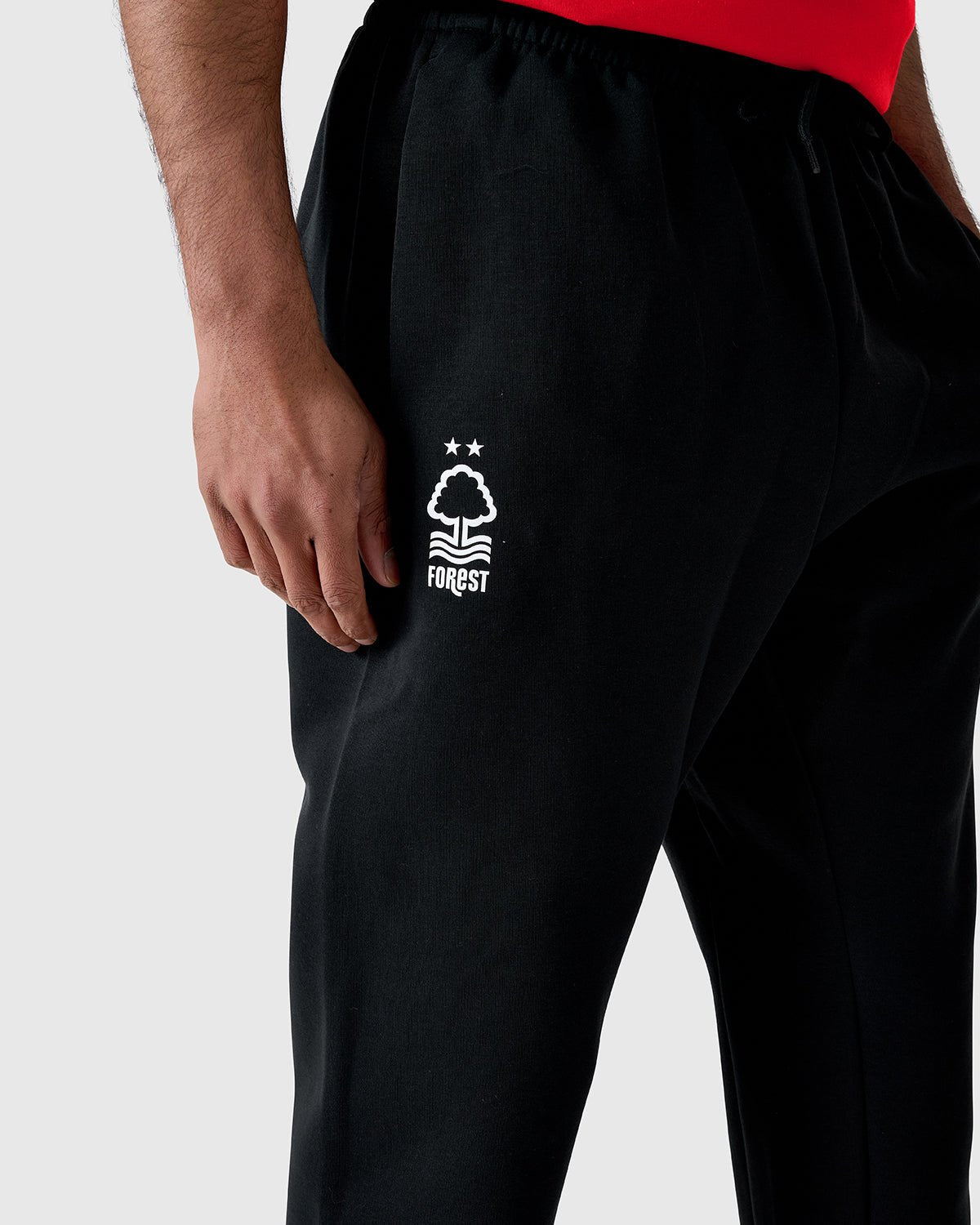 NFFC Adidas Future Icons Small Logo Black Pants - Nottingham Forest FC