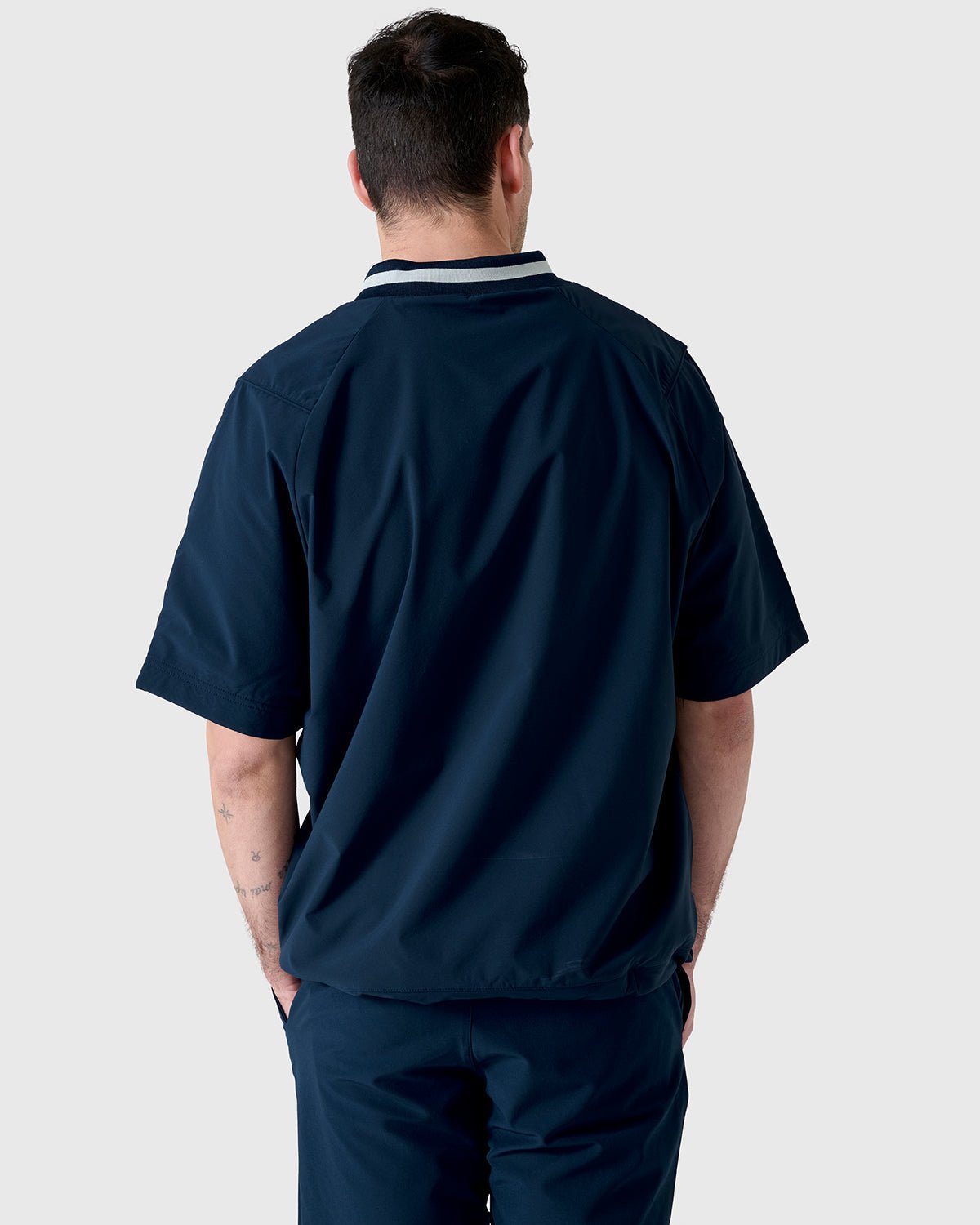 NFFC Adidas Golf Beyond Short Sleeve Layer Pullover - Nottingham Forest FC