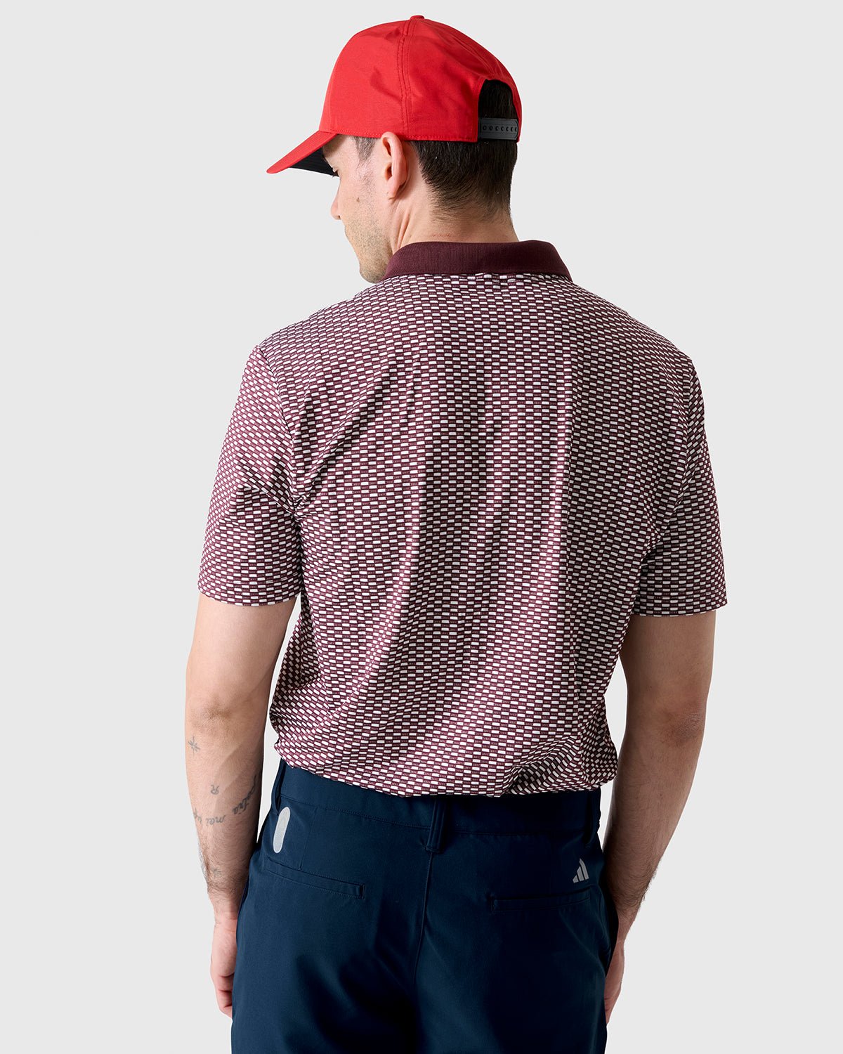 NFFC Adidas Golf Beyond Textured Polo - Nottingham Forest FC