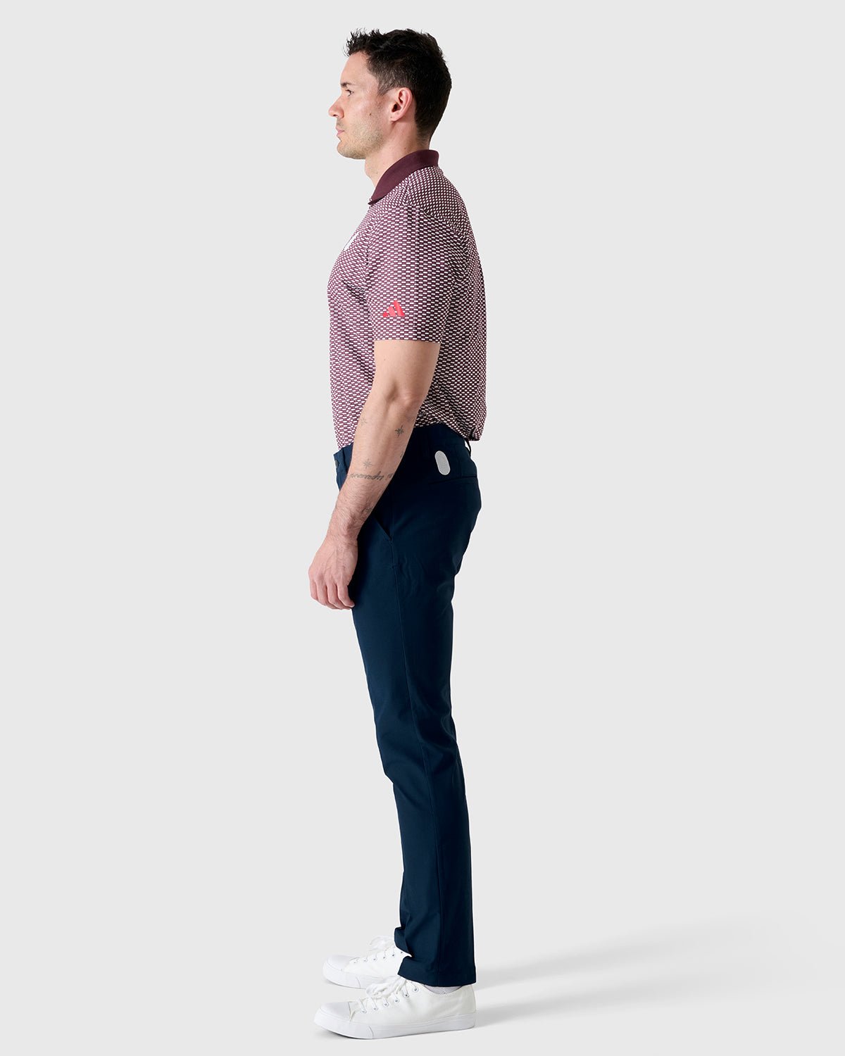 NFFC Adidas Golf Beyond Textured Polo - Nottingham Forest FC