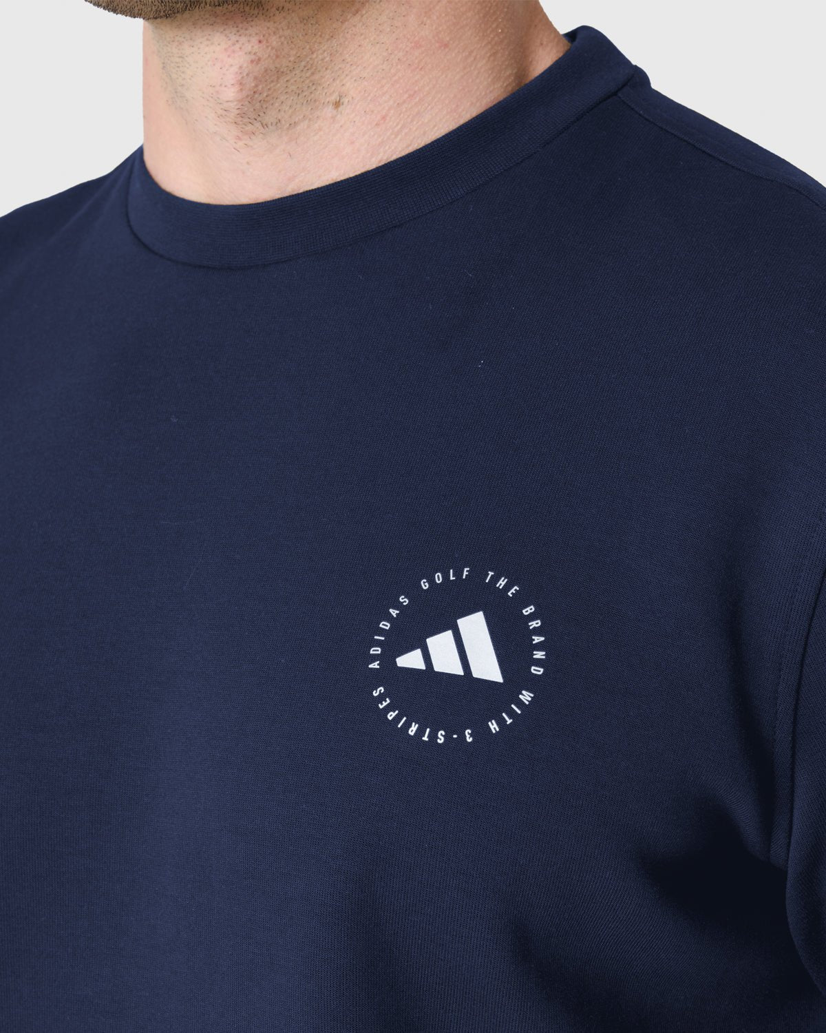 NFFC Adidas Golf Core Navy Crewneck Sweatshirt - Nottingham Forest FC