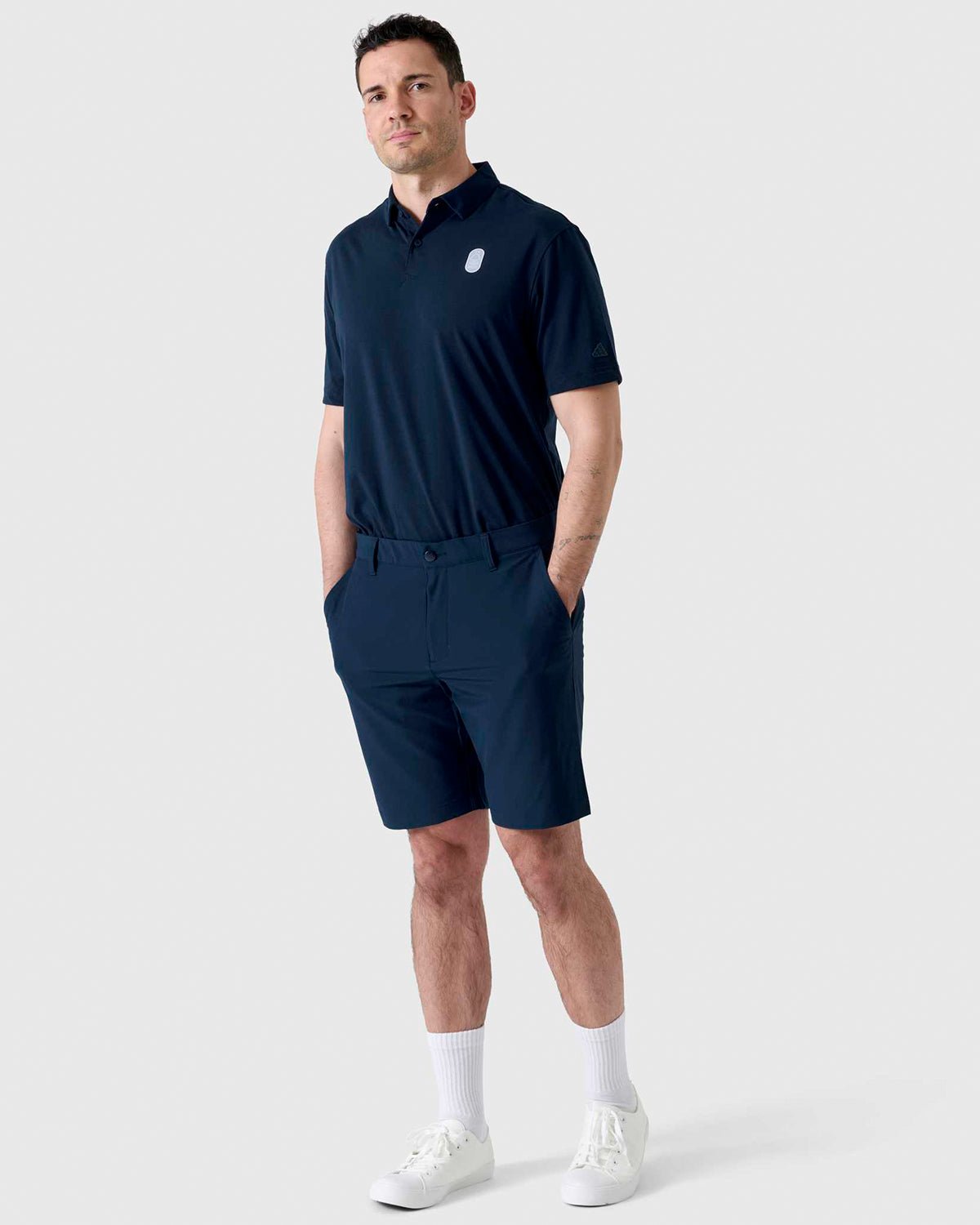 NFFC Adidas Golf Go - To Navy Polo - Nottingham Forest FC