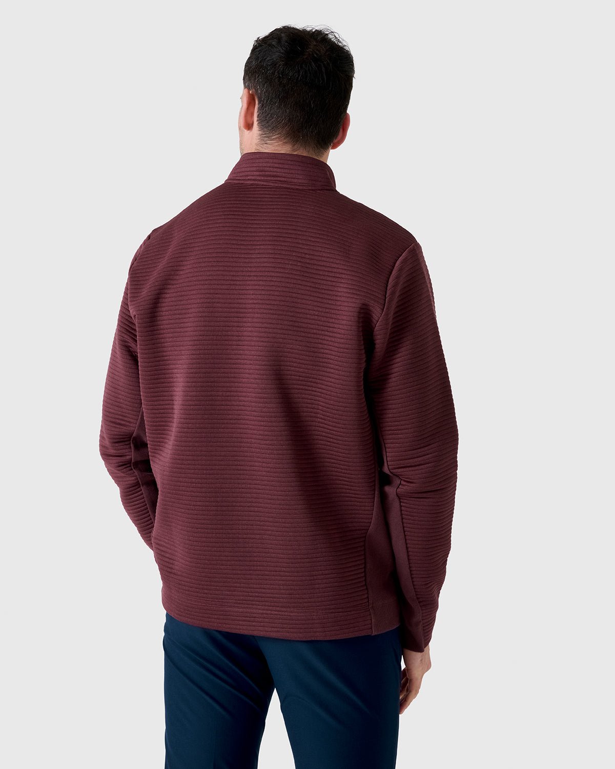 NFFC Adidas Golf Ultimate365 DWR Textured 1/4 Zip Top - Nottingham Forest FC