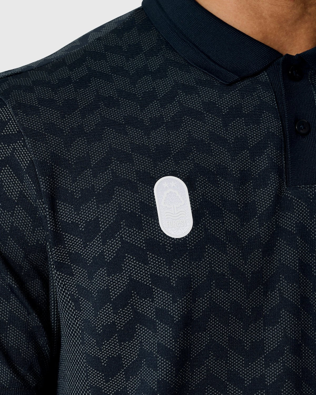 NFFC Adidas Golf Ultimate365 Seamless Navy Polo - Nottingham Forest FC