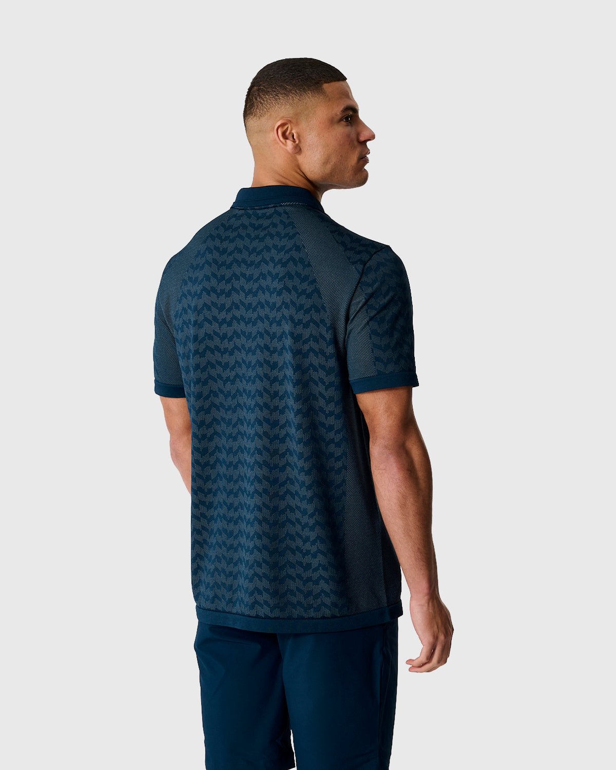 NFFC Adidas Golf Ultimate365 Seamless Navy Polo - Nottingham Forest FC