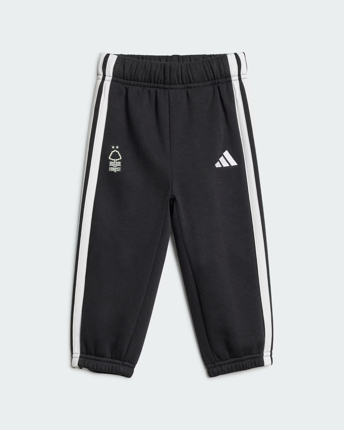 NFFC Adidas Infant Black/White Fleece Tracksuit - Nottingham Forest FC