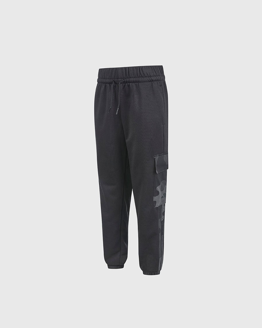 NFFC adidas Junior Black Camo Print Joggers - Nottingham Forest FC