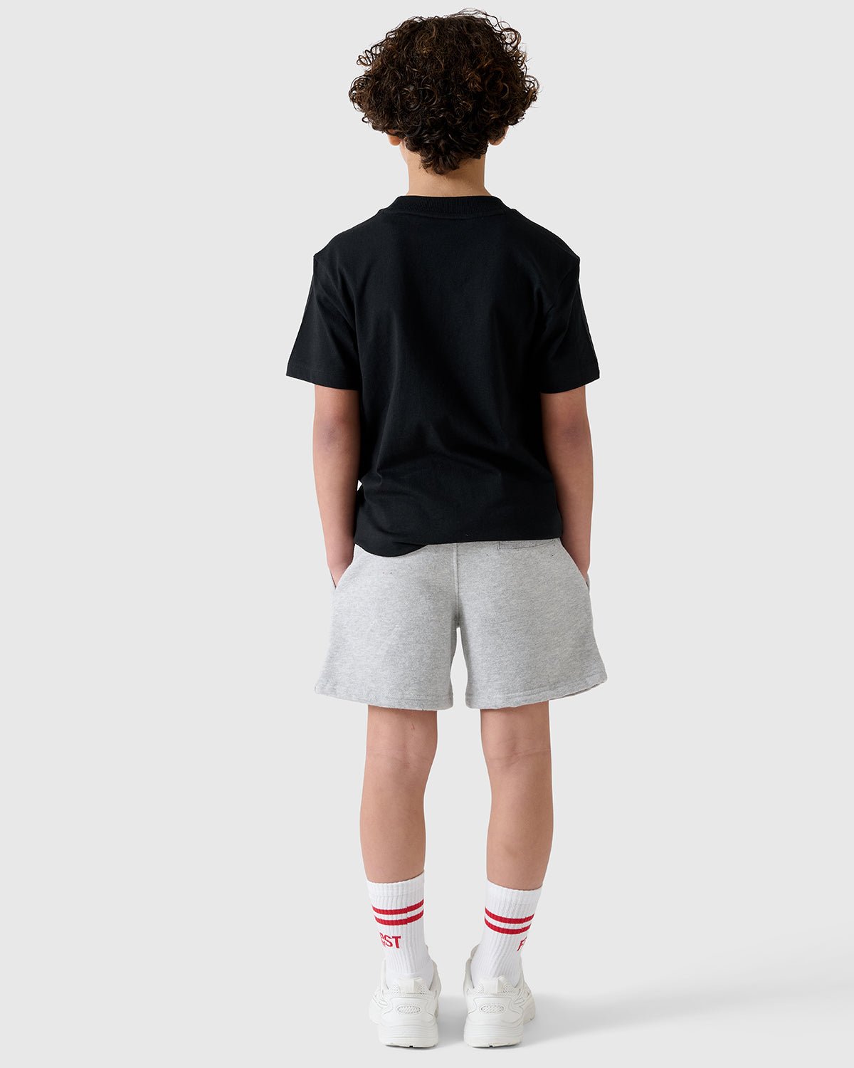 NFFC Adidas Junior Black Small Logo T-Shirt - Nottingham Forest FC